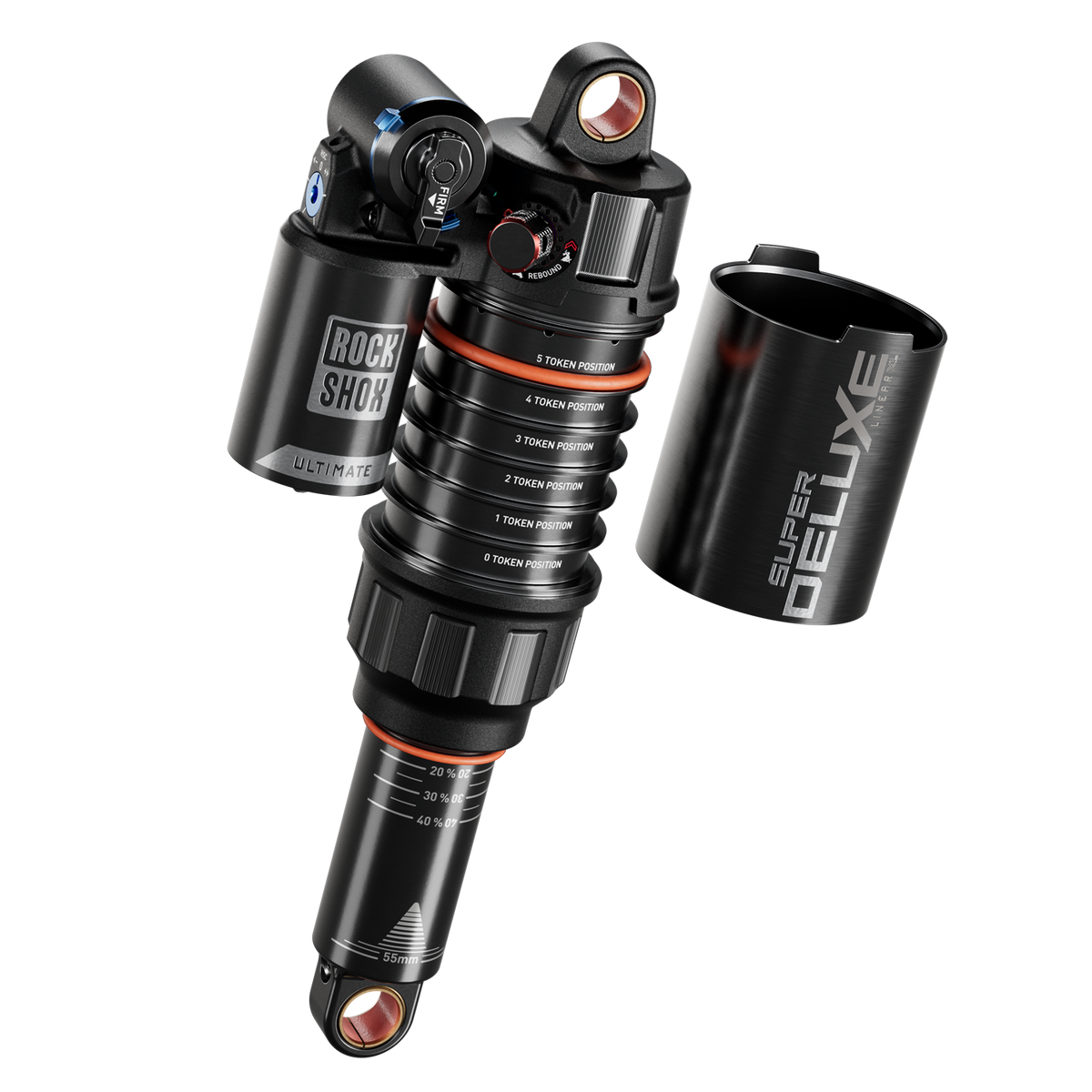 Amortisseur ROCKSHOX SUPER DELUXE ULTIMATE RC2T LINEAR XL D1 Trunnion pour Transition Patrol 2022+