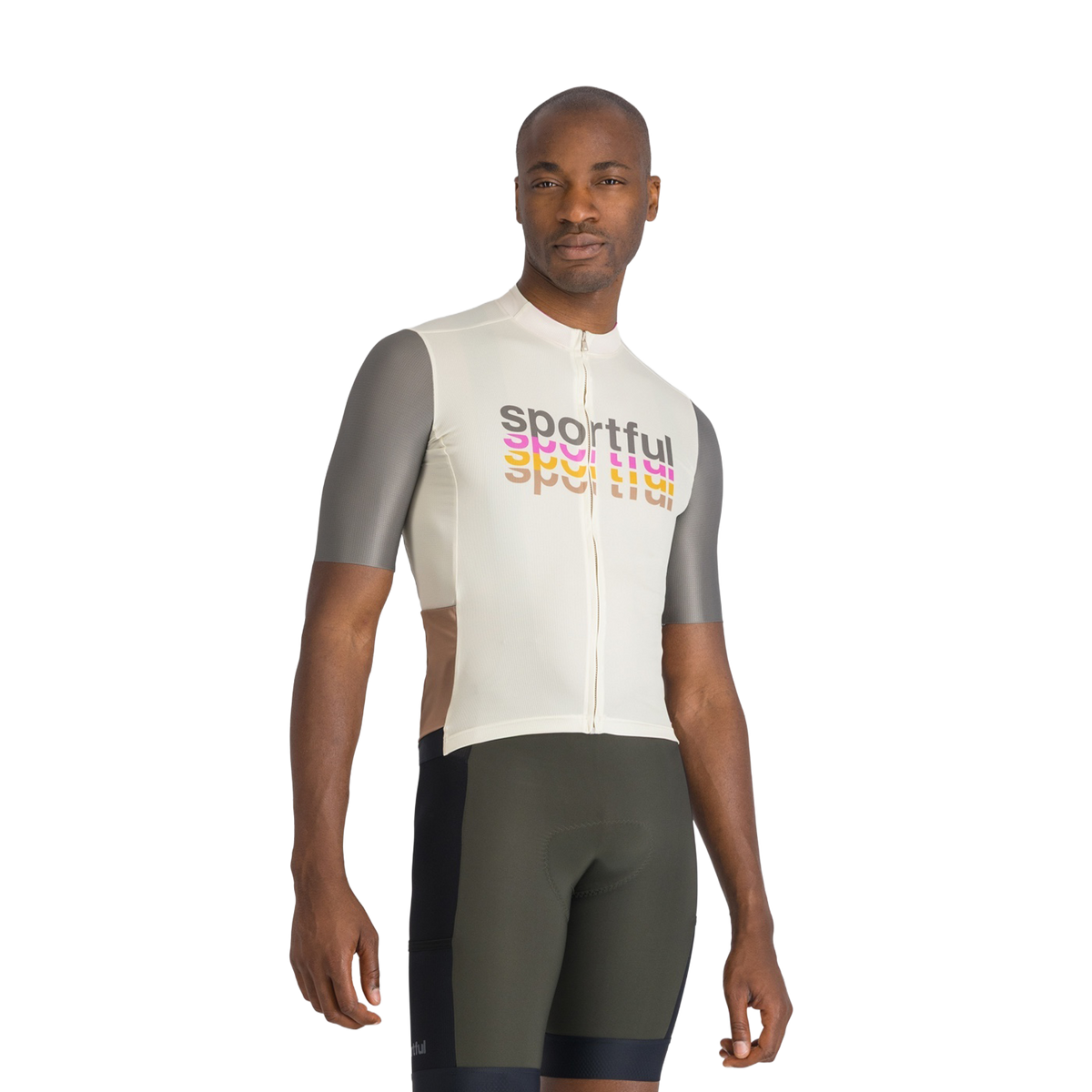 Maillot SPORTFUL SUPERGIARA 2 LOGO Manches Courtes Crème