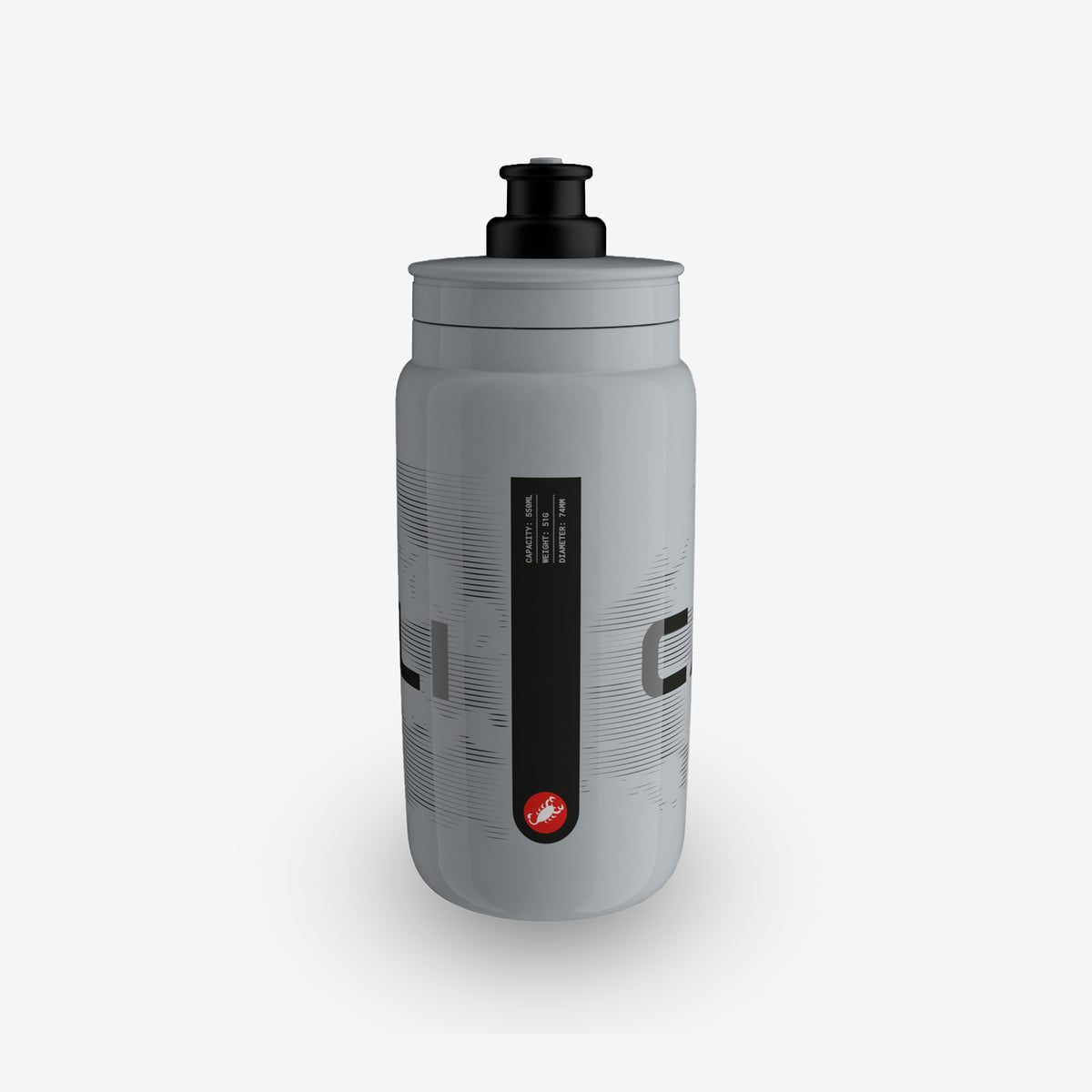 Bidon CASTELLI CLOUD (550ml) Gris