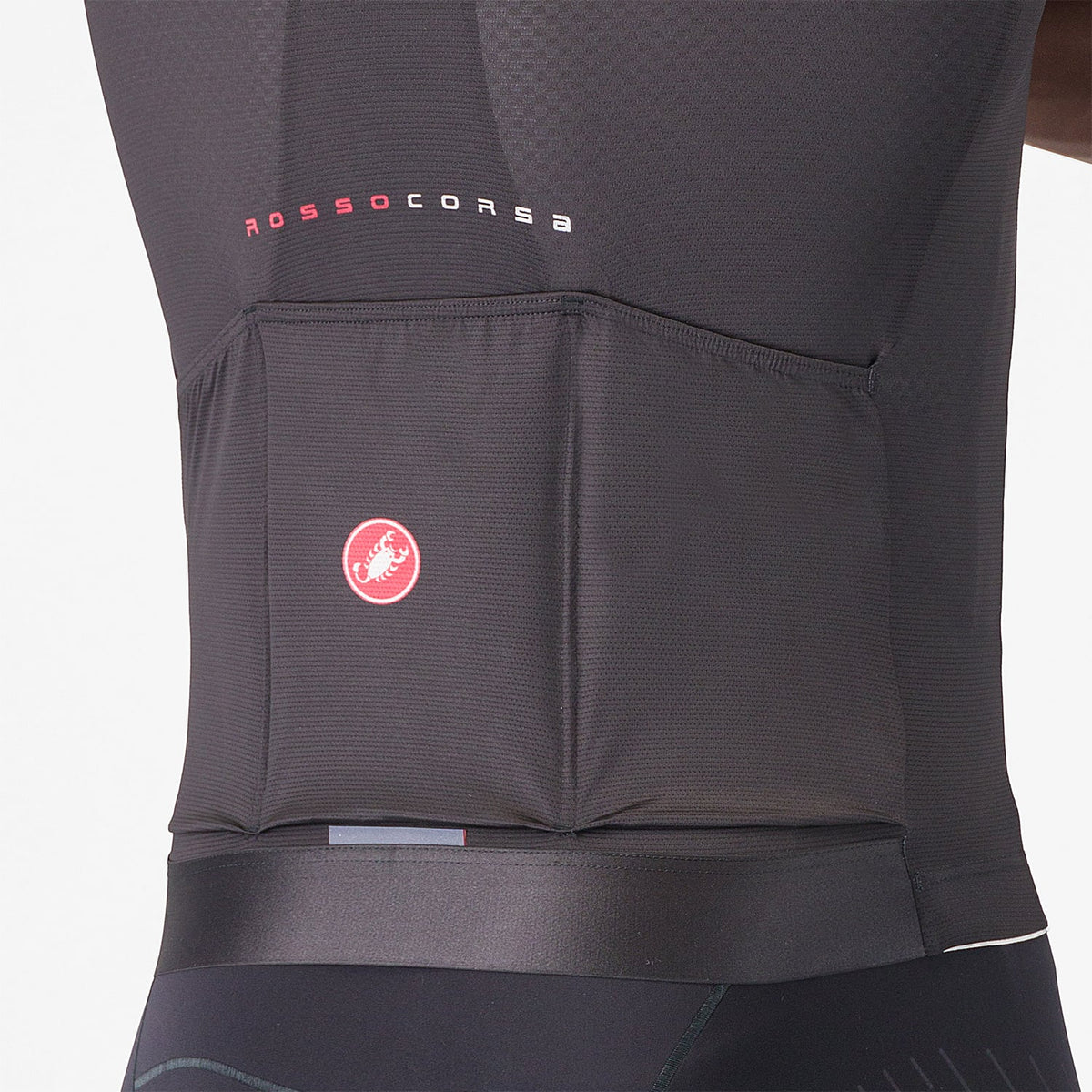 Maillot CASTELLI AERO RACE 8S Manches Courtes Noir