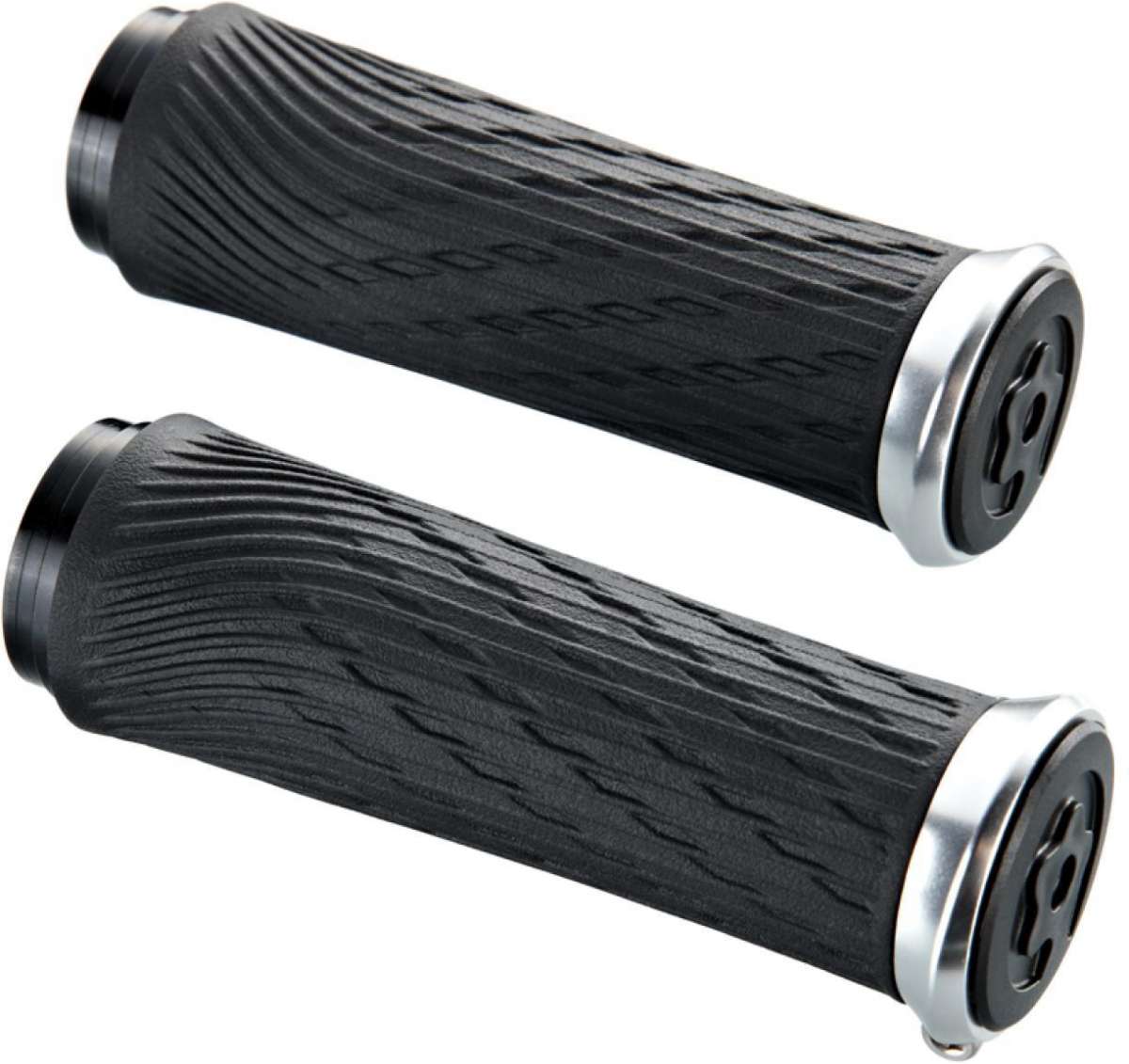 Grips SRAM pour Poignées Grip Shift Noir/Argent (122mm)