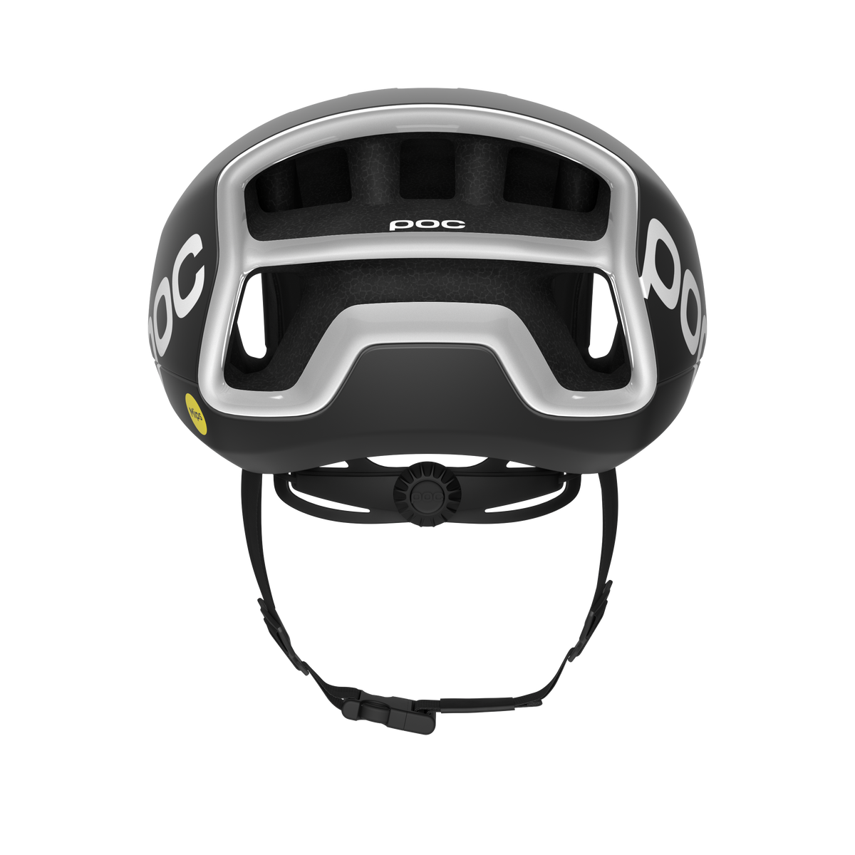 Casque Route POC CYTAL MIPS Noir/Blanc Matt Logo