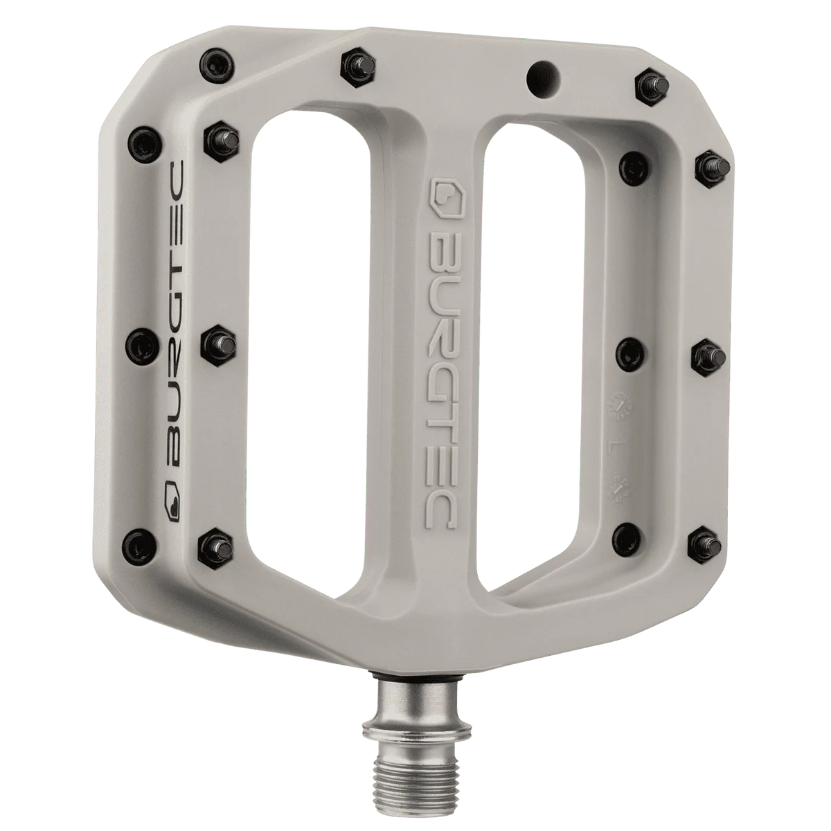 Pédales Plates BURGTEC MK4 Composite Nase Grey Gris