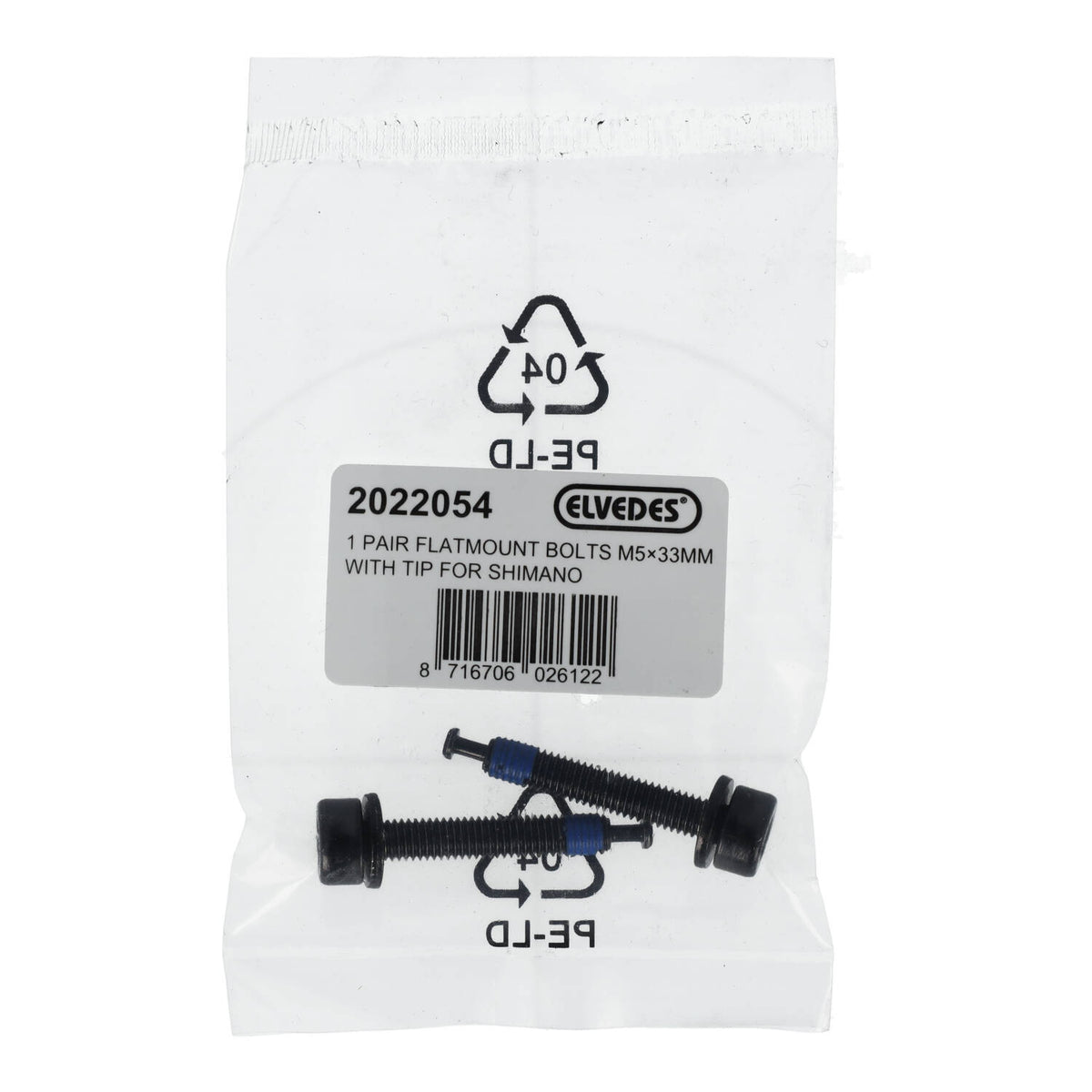 Vis de Fixation Etrier Arrière ELVEDES FM Shimano M5x33 Type C