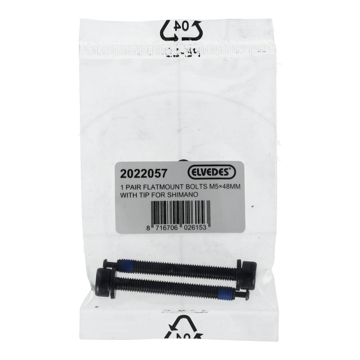 Vis de Fixation Etrier Arrière ELVEDES FM Shimano M5x48 Type C