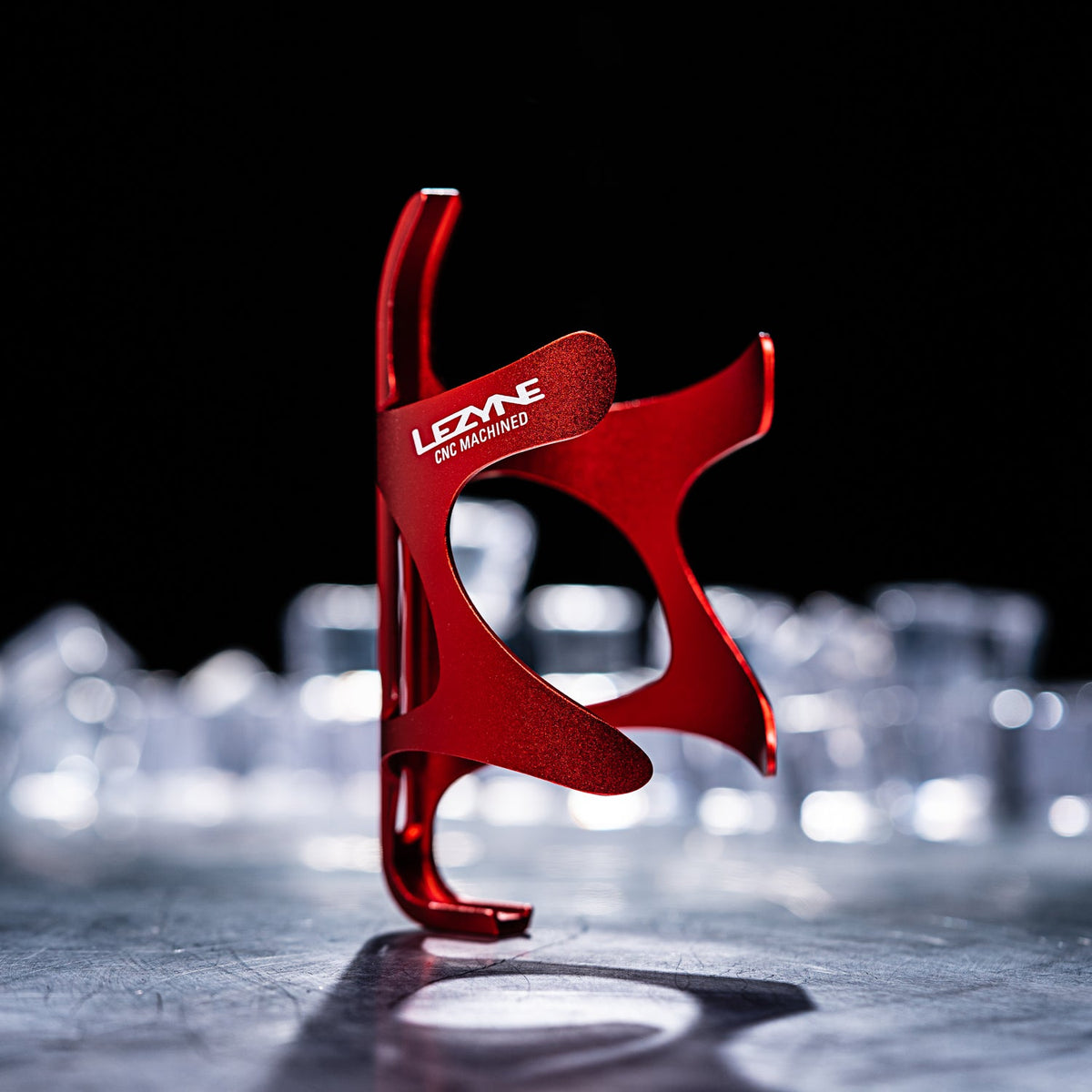 Porte-Bidon LEZYNE CNC ALLOY CAGE Rouge