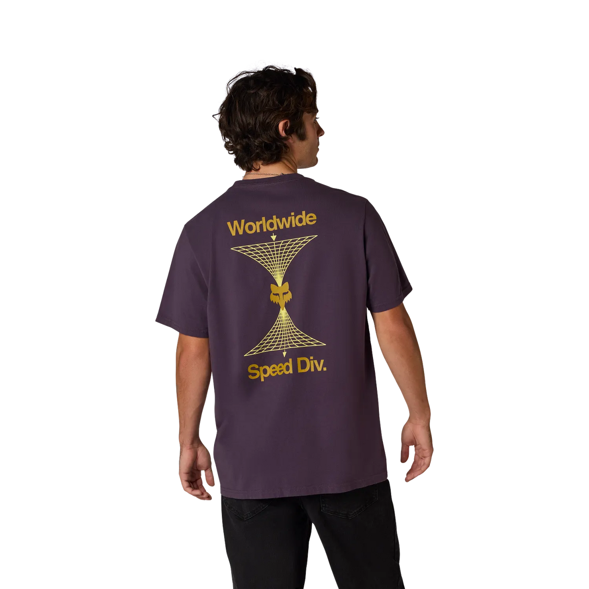 T-Shirt FOX IMAGE PRINT 195 ORIGINAL Manches courtes Violet Plum Perfect