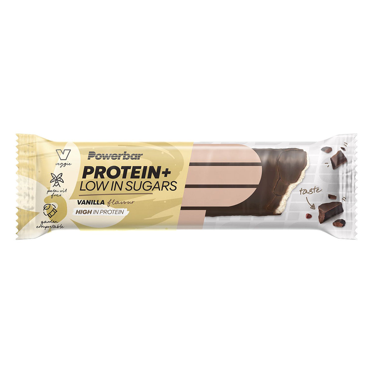 Lot de 6 Barres de Récupération POWERBAR PROTEIN PLUS LOW SUGAR (35 g) Vanille