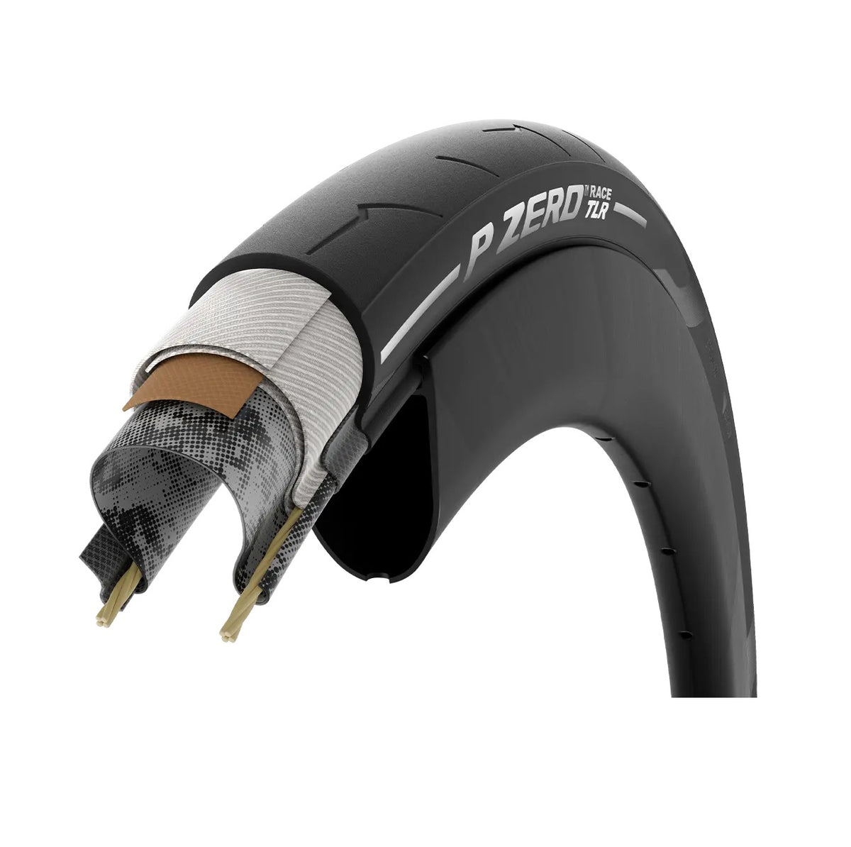 Pneu PIRELLI P ZERO RACE TLR 700c Tubeless Ready Beige