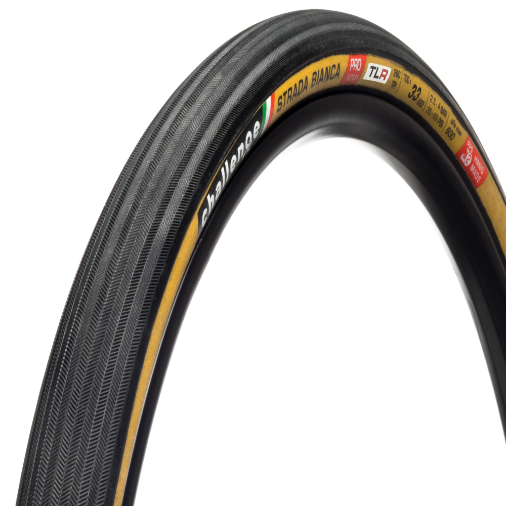 Pneu CHALLENGE OPEN STRADA BIANCA 700c Tubeless Ready Beige