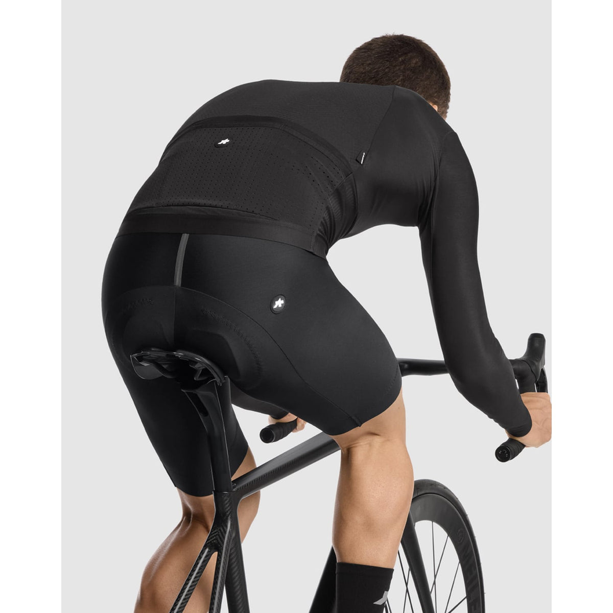 Maillot ASSOS EQUIPE R SPRING FALL S11 Manches Longues Noir