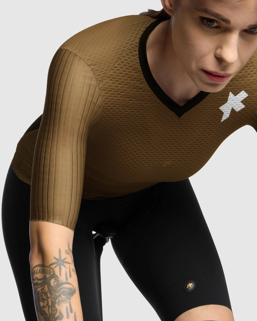 Maillot ASSOS DYORA RSV S11 Manches Courtes Femme Jupiter Gold