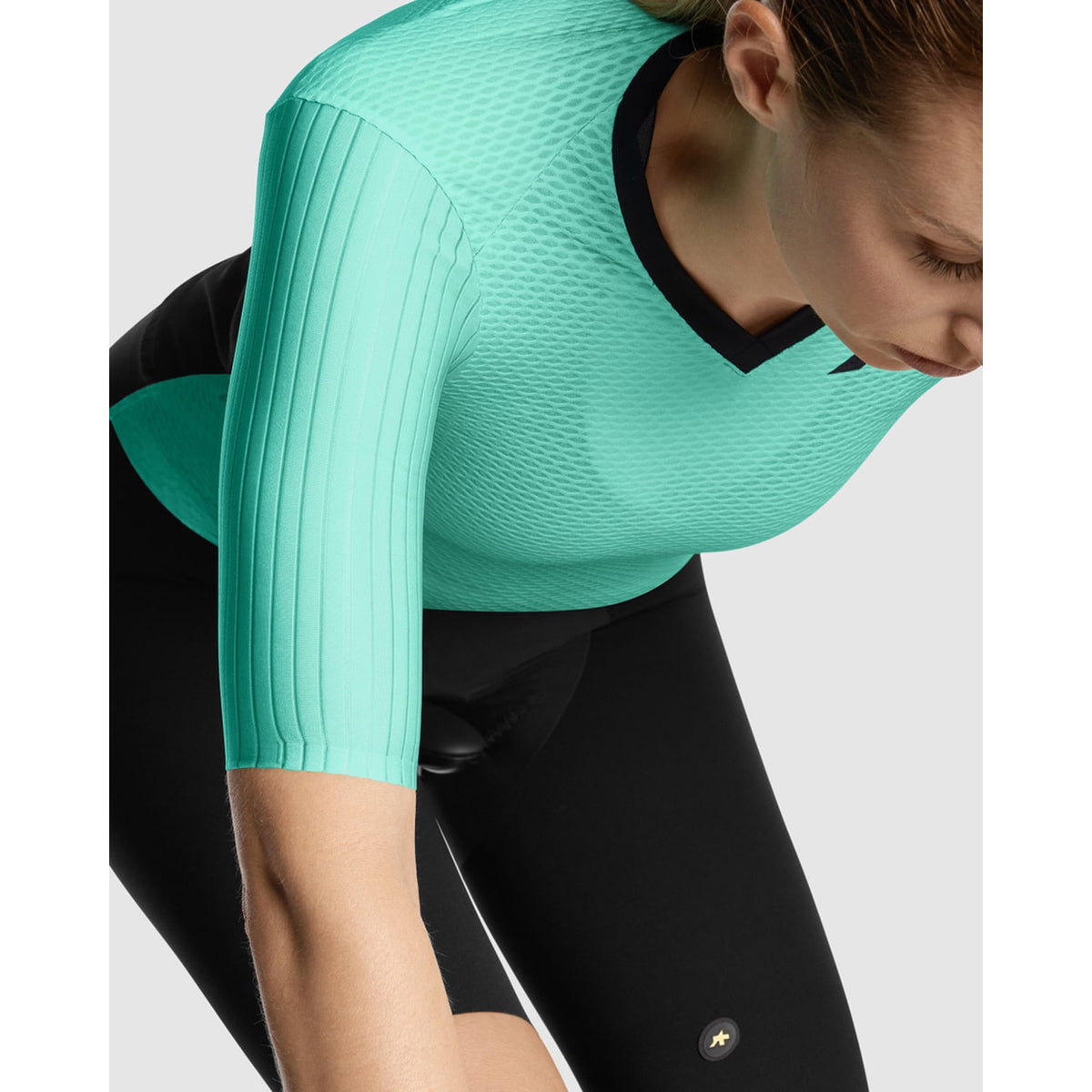 Maillot ASSOS DYORA RSV S11 Manches Courtes Femme Vert