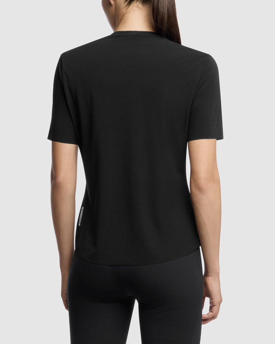 Maillot ASSOS TACTICA POST RIDE T5 Manches Courtes Femme Noir