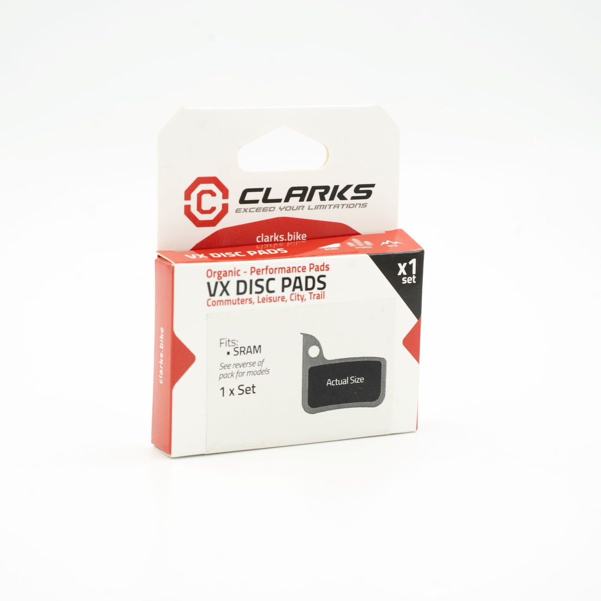 Plaquettes Organiques CLARKS Sram RED 22/FORCE 22/RIVAL 22/APEX/S700/LEVEL ULTIMATE/TLM 2017/2019