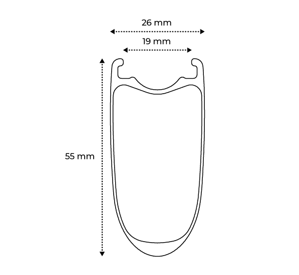 Paire de Roues SCOPE S5 DISC Tubeless Ready (Centerlock) Noir