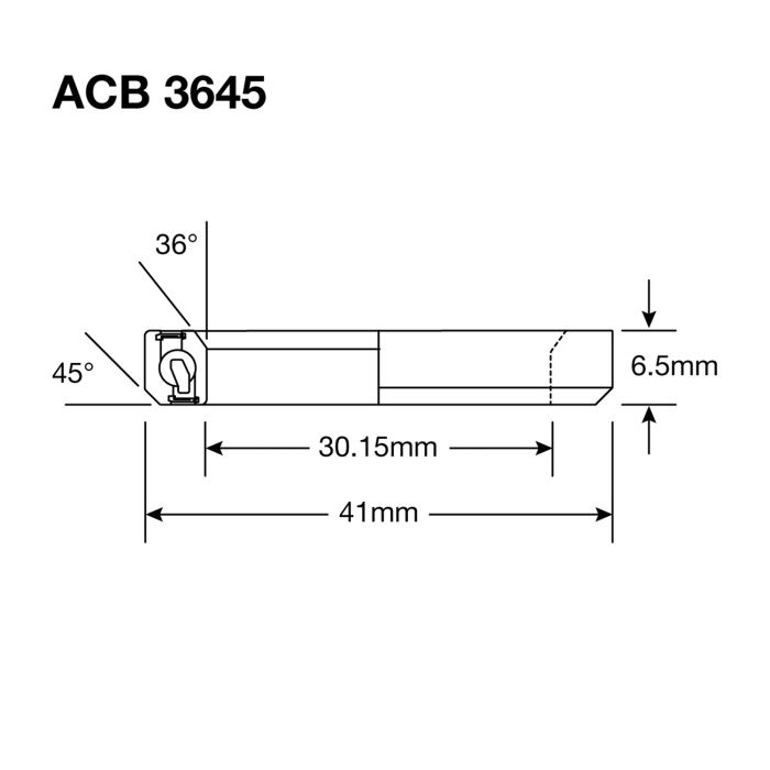 Roulement de Direction ENDURO BEARINGS 440c Inox - 30,2x41x6,5 mm (36x45°) ACB