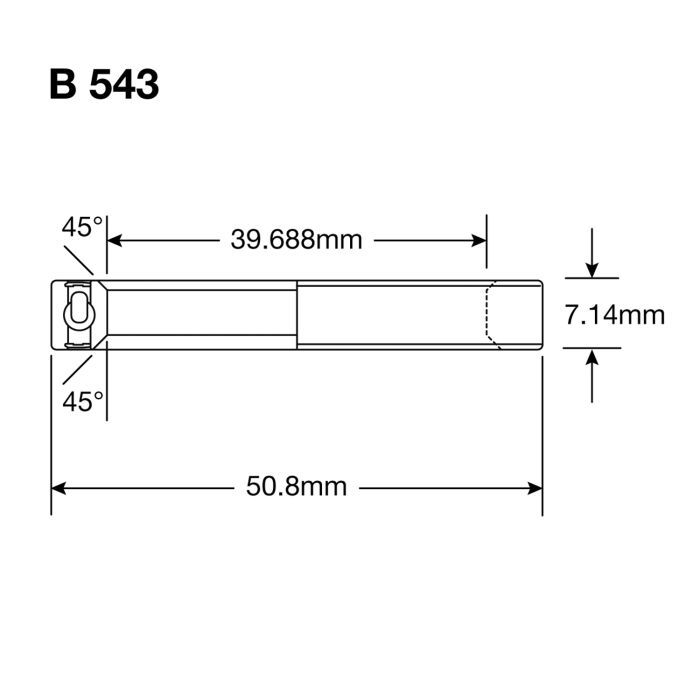Roulement de Direction ENDURO BEARINGS B 543 LLB SS - 440c Stainless - 1 9/16''x2''x9/32''