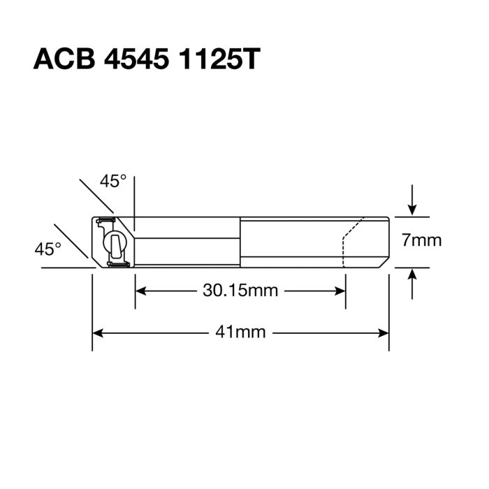Roulement de Direction ENDURO BEARINGS 1125T - 440c Stainless 30,15x41x7 mm (45x45°) ACB