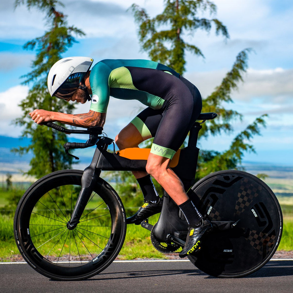 Roue Arrière Lenticulaire ENVE SES Tubeless Ready