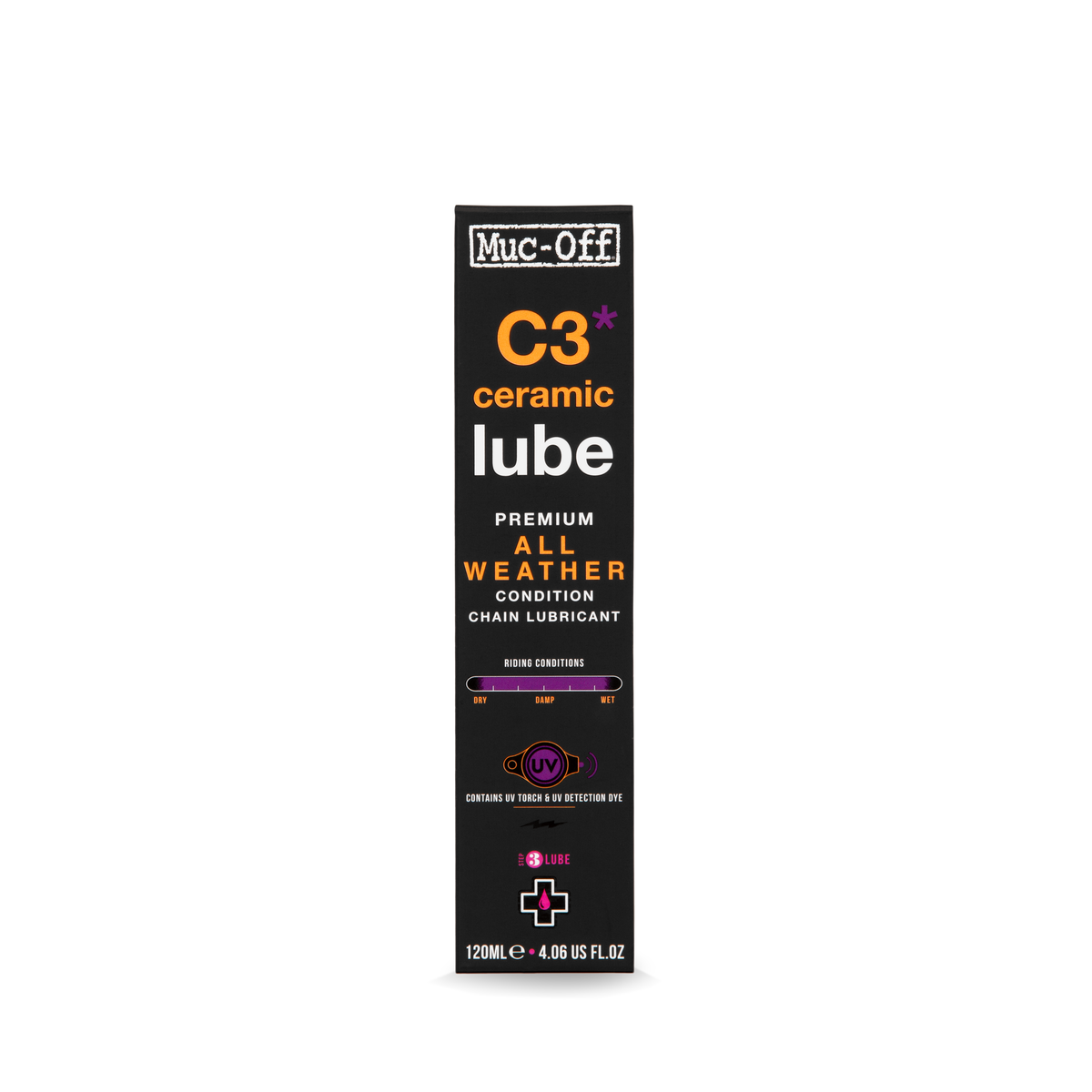 Lubrifiant Céramique Toutes Conditions MUC-OFF C3 ALL WEATHER CERAMIC (120 ml)