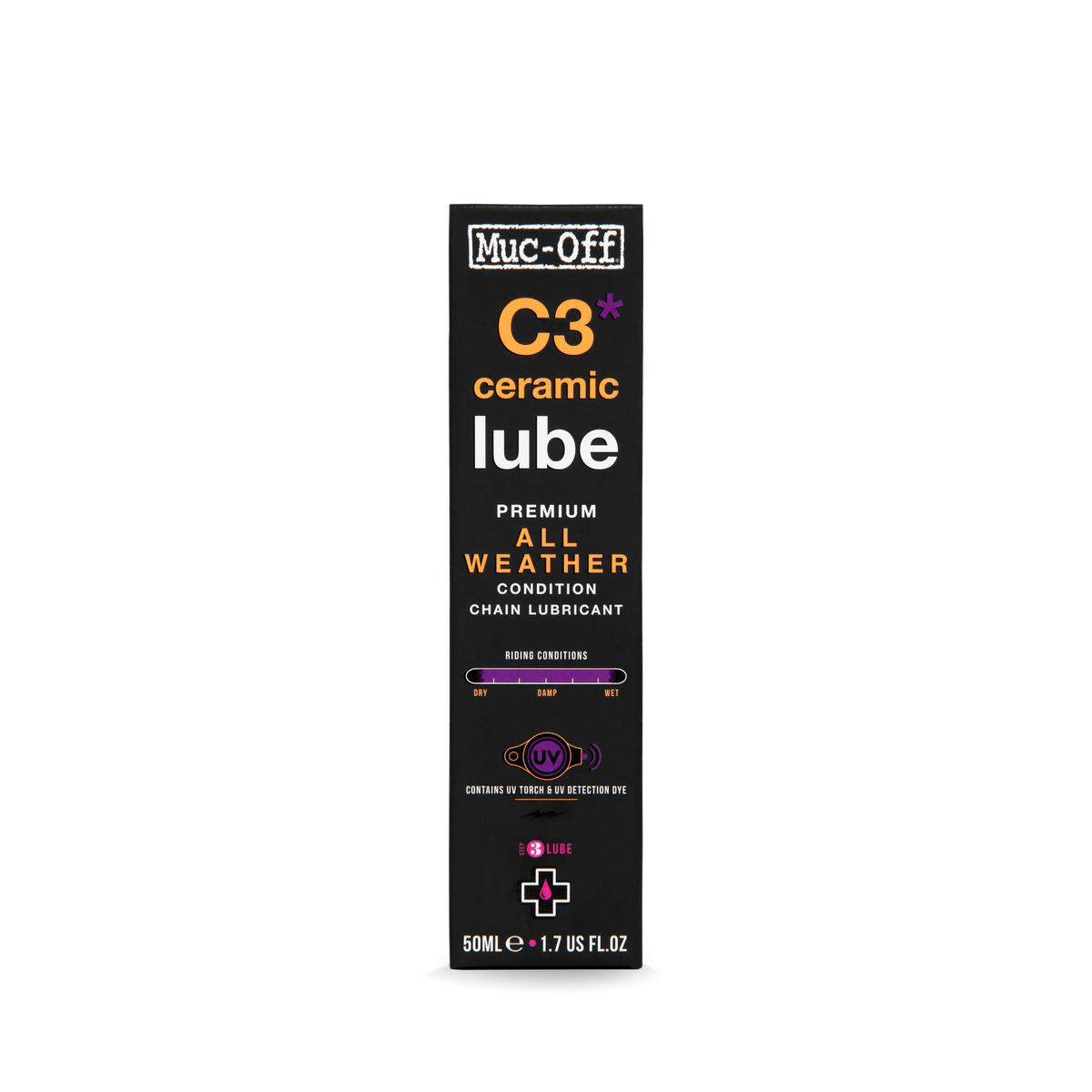 Lubrifiant Céramique Toutes Conditions MUC-OFF C3 ALL WEATHER CERAMIC (50 ml)