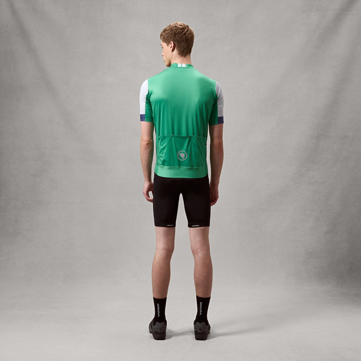 Maillot ENDURA FS260 Manches Courtes Vert/Blanc
