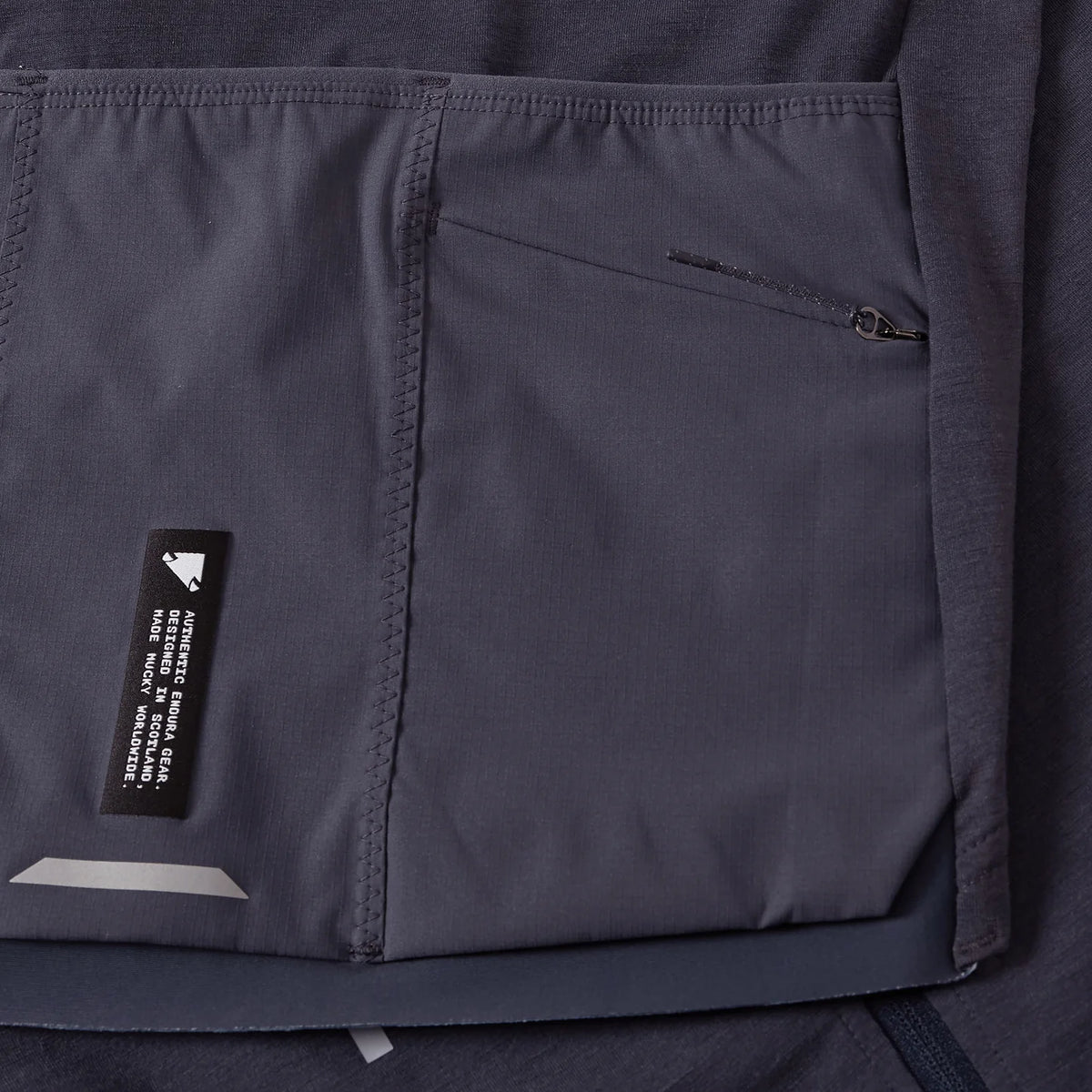 Maillot ENDURA ALLTRACK RIDE Manches Courtes Carbon Gris