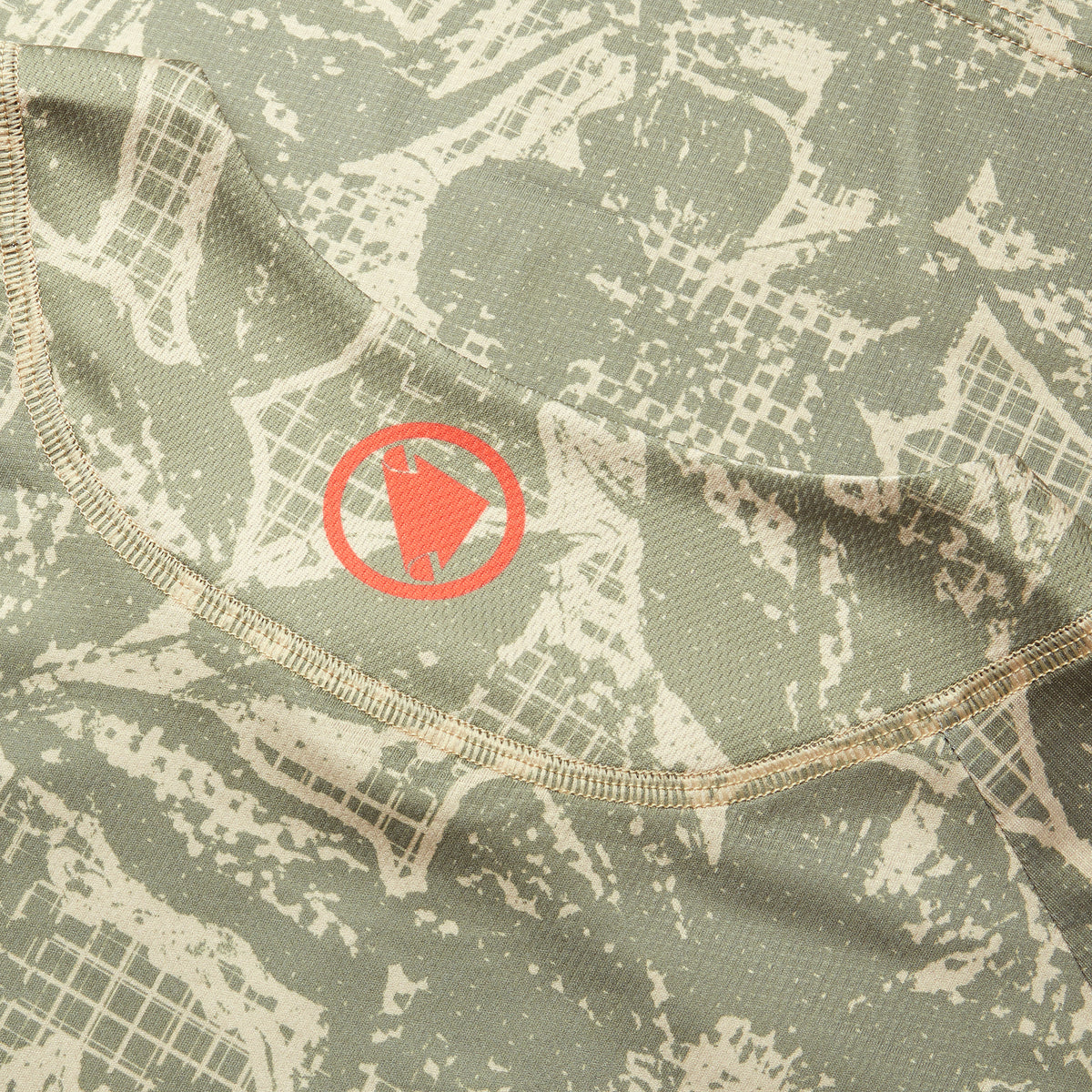 Maillot ENDURA LTD PRINTED Manches Longues Camo Kaki