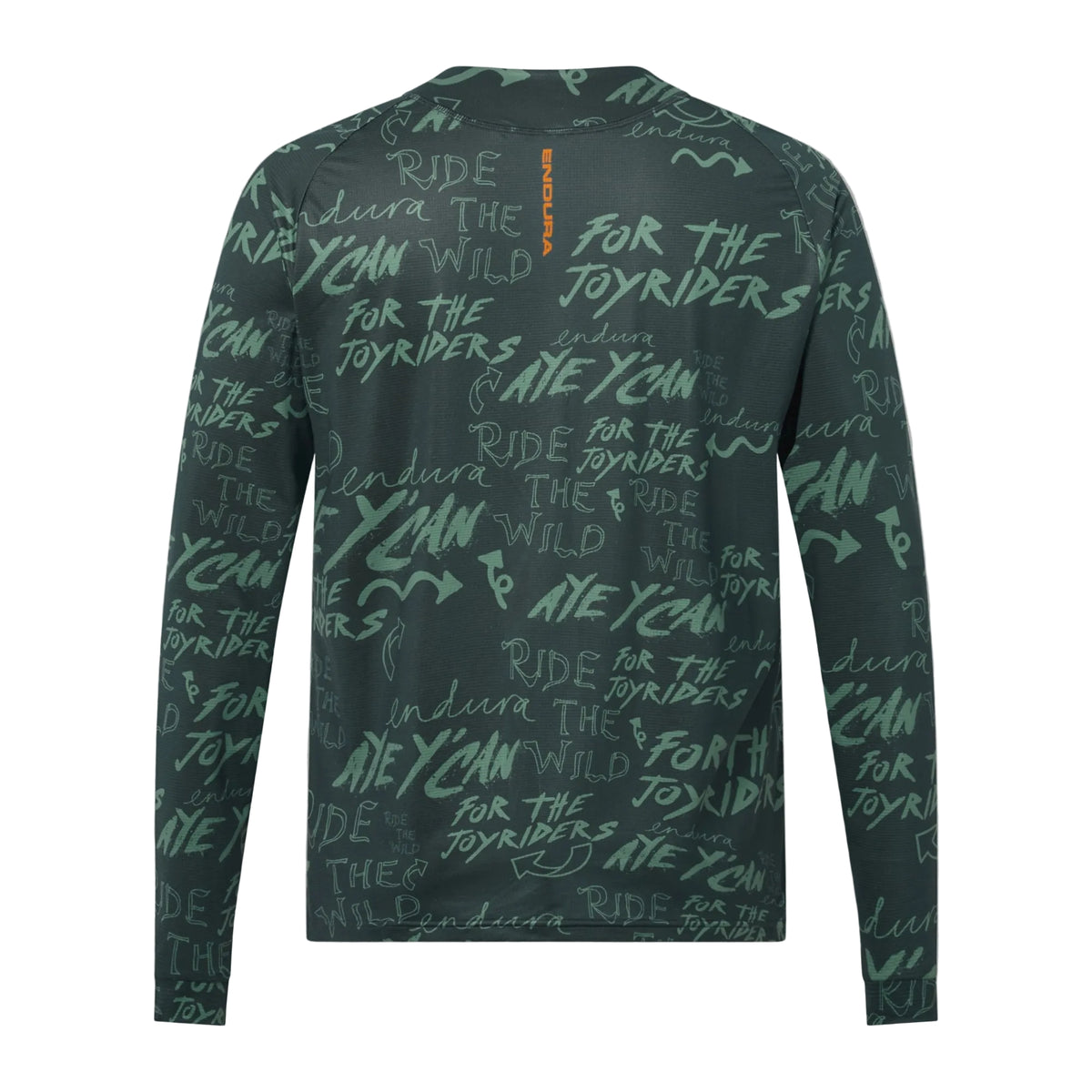 Maillot ENDURA SINGLETRACK PRINT Manches Longues Carbon Vert