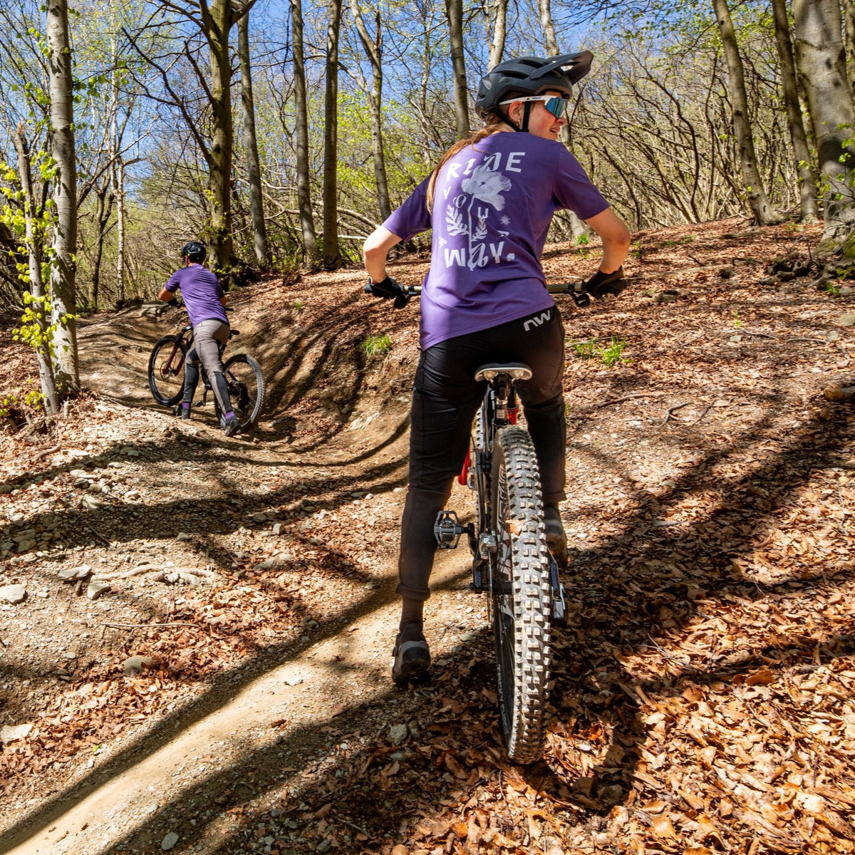 Maillot NORTHWAVE XTRAIL 2 Femme Manches Courtes Violet