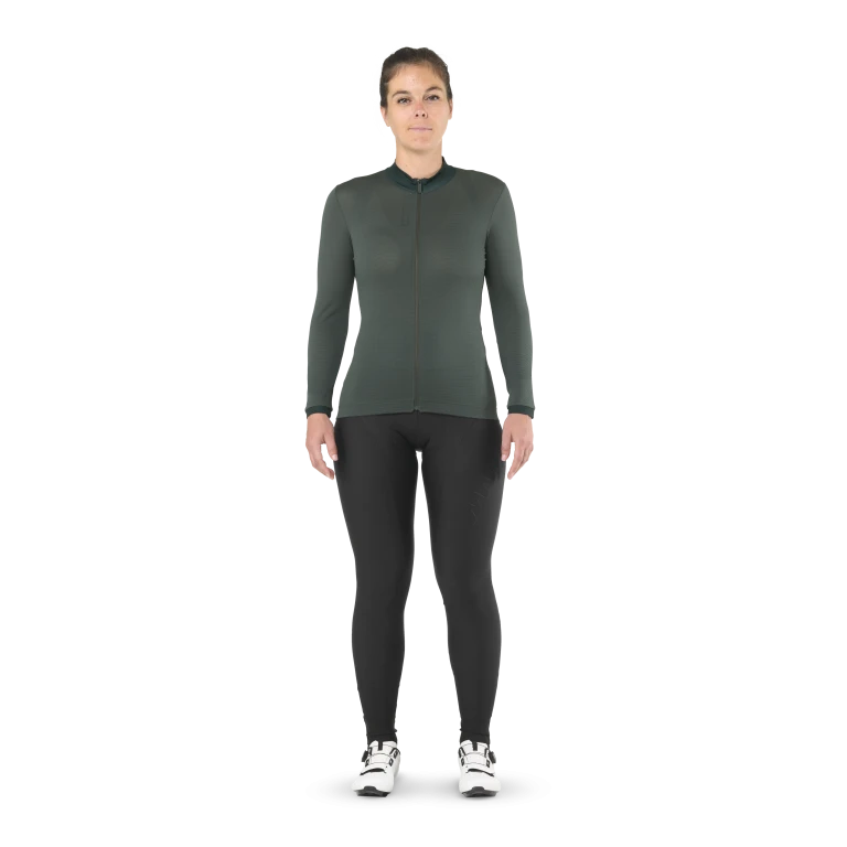Maillot MAVIC AKSIUM Manches Longues Femme Vert