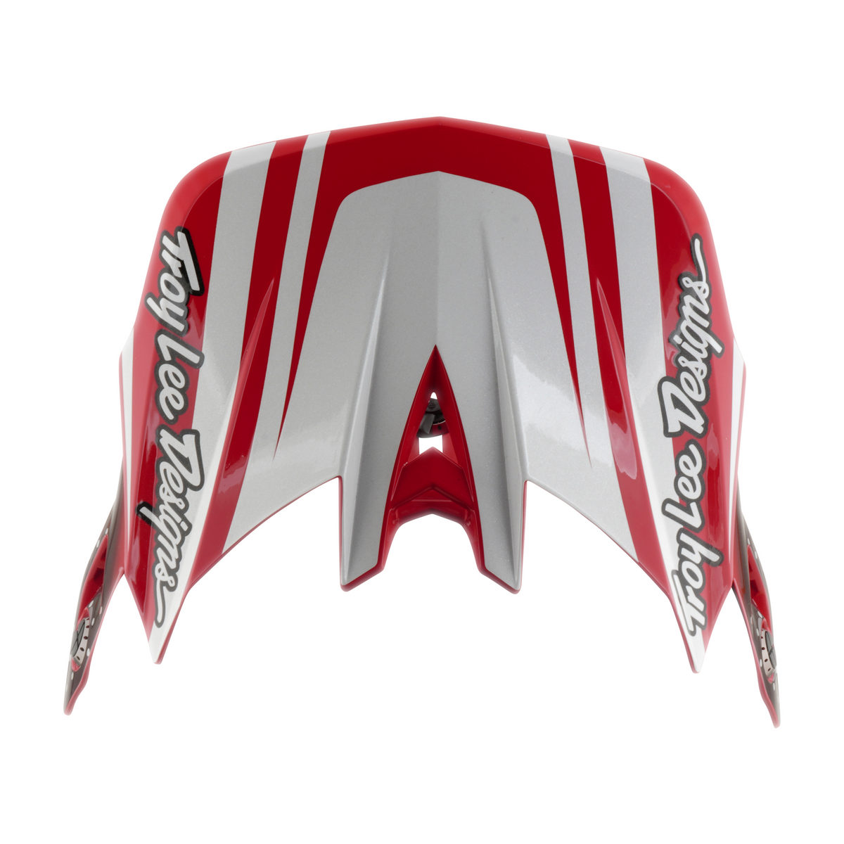 Casque VTT TROY LEE DESIGNS D4 POLYACRYLITE MIPS THE LINE Rouge/Blanc