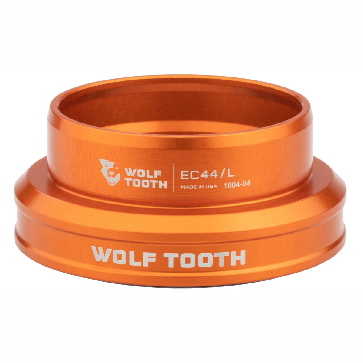 Cuvette Basse pour Jeu de Direction Externe WOLF TOOTH PREMIUM 1.5" EC44 Orange