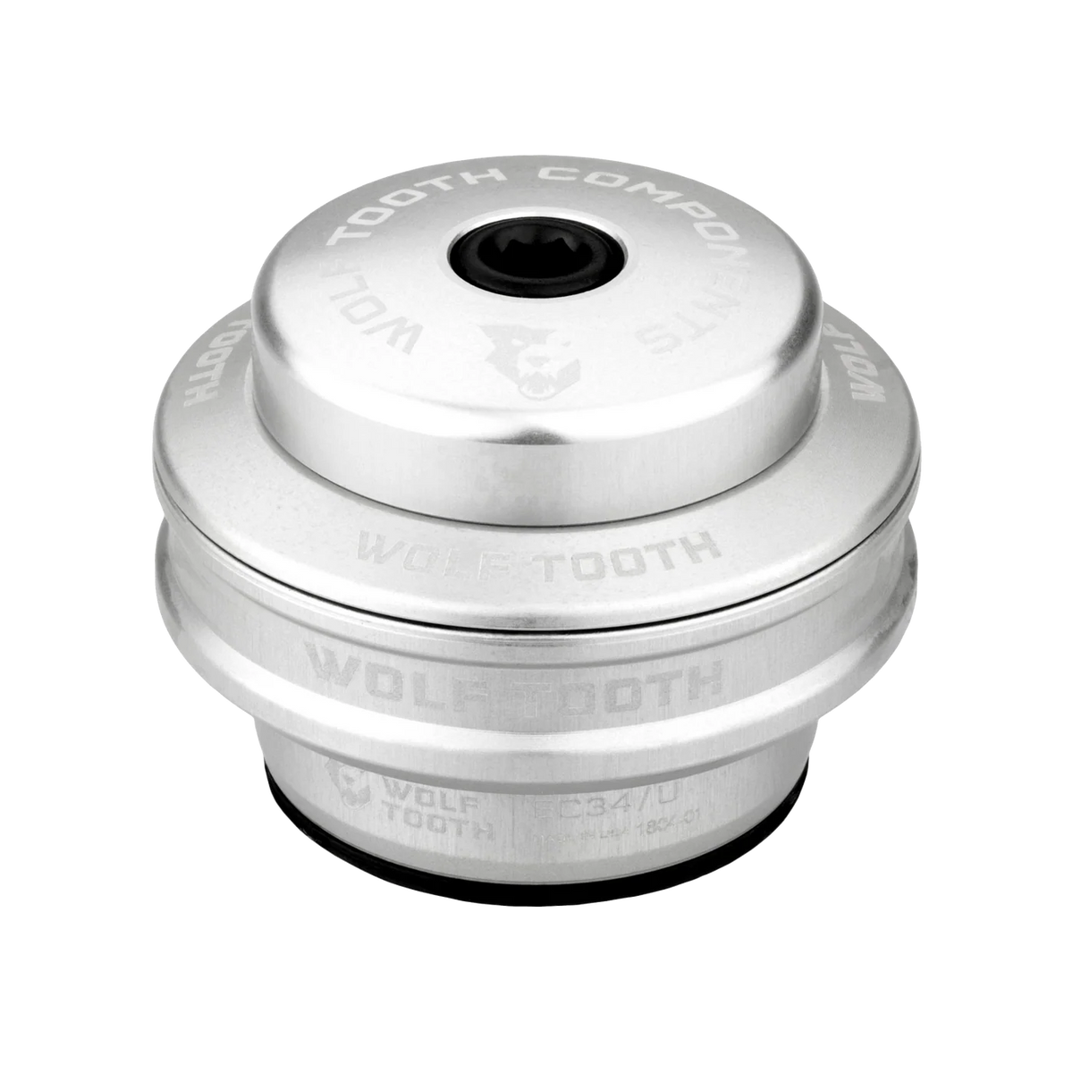 Cuvette Haute pour Jeu de Direction Externe WOLF TOOTH PERFORMANCE 1"1/8 EC34 Stack 16 mm Argent