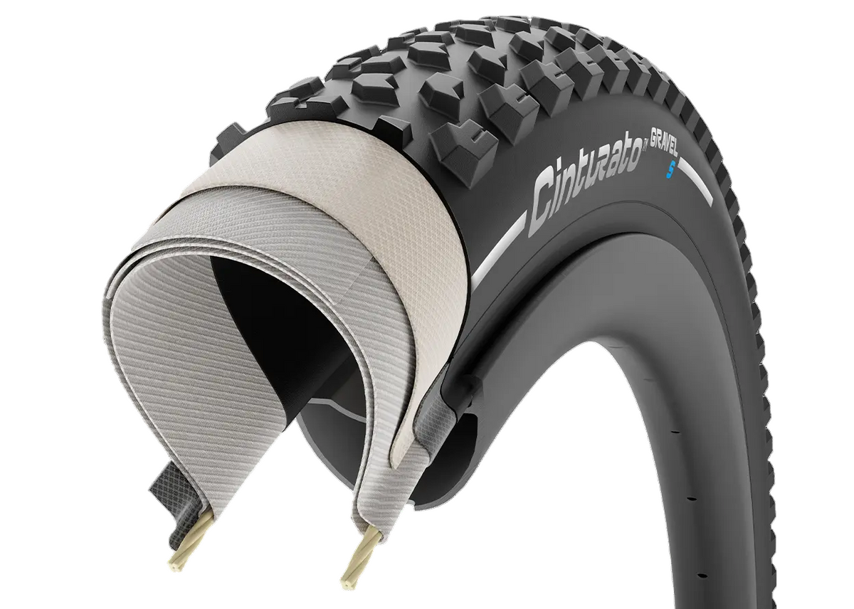 Pneu PIRELLI CINTURATO GRAVEL S 700c Tubeless Ready Noir