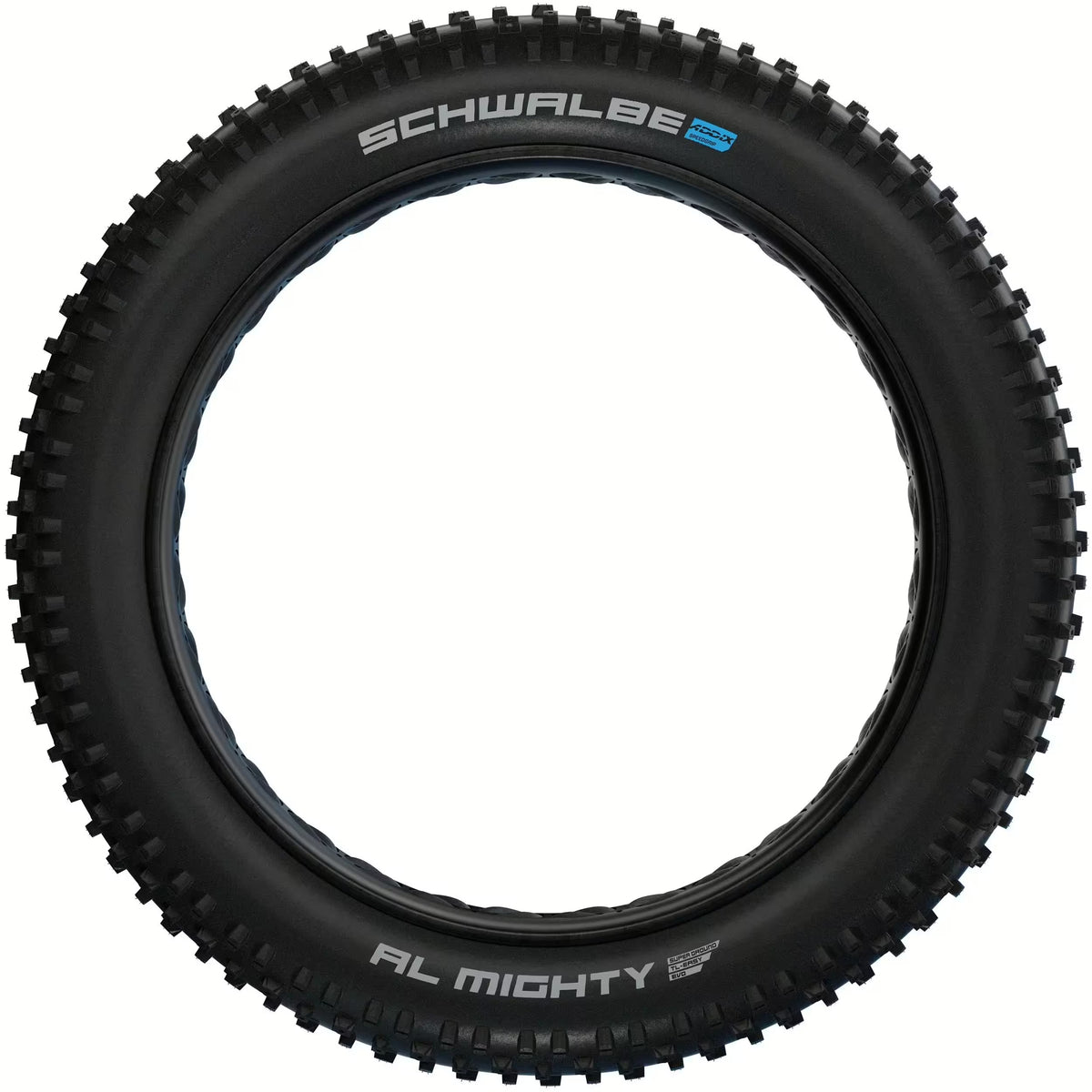 Pneu SCHWALBE Al MIGHTY SuperGround Speedgrip 26x4.80 Tubeless Easy Souple Noir