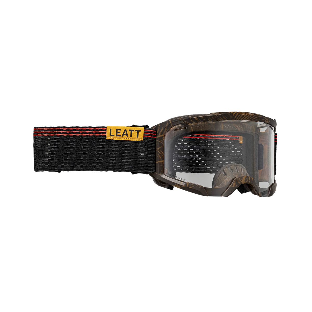 Masque LEATT VELOCITY 4.0 MTB X-FLOW Marron Écran Transparent