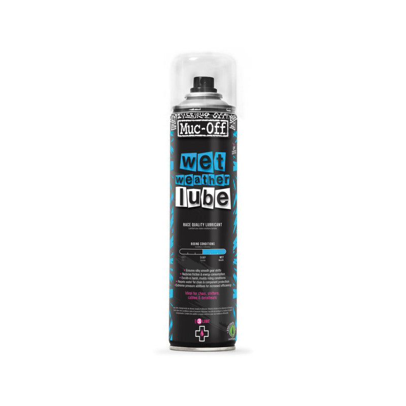 Lubrifiant Toutes Conditions pour Chaîne en Spray MUC-OFF WET WEATHER CHAIN LUBE (400 ml)