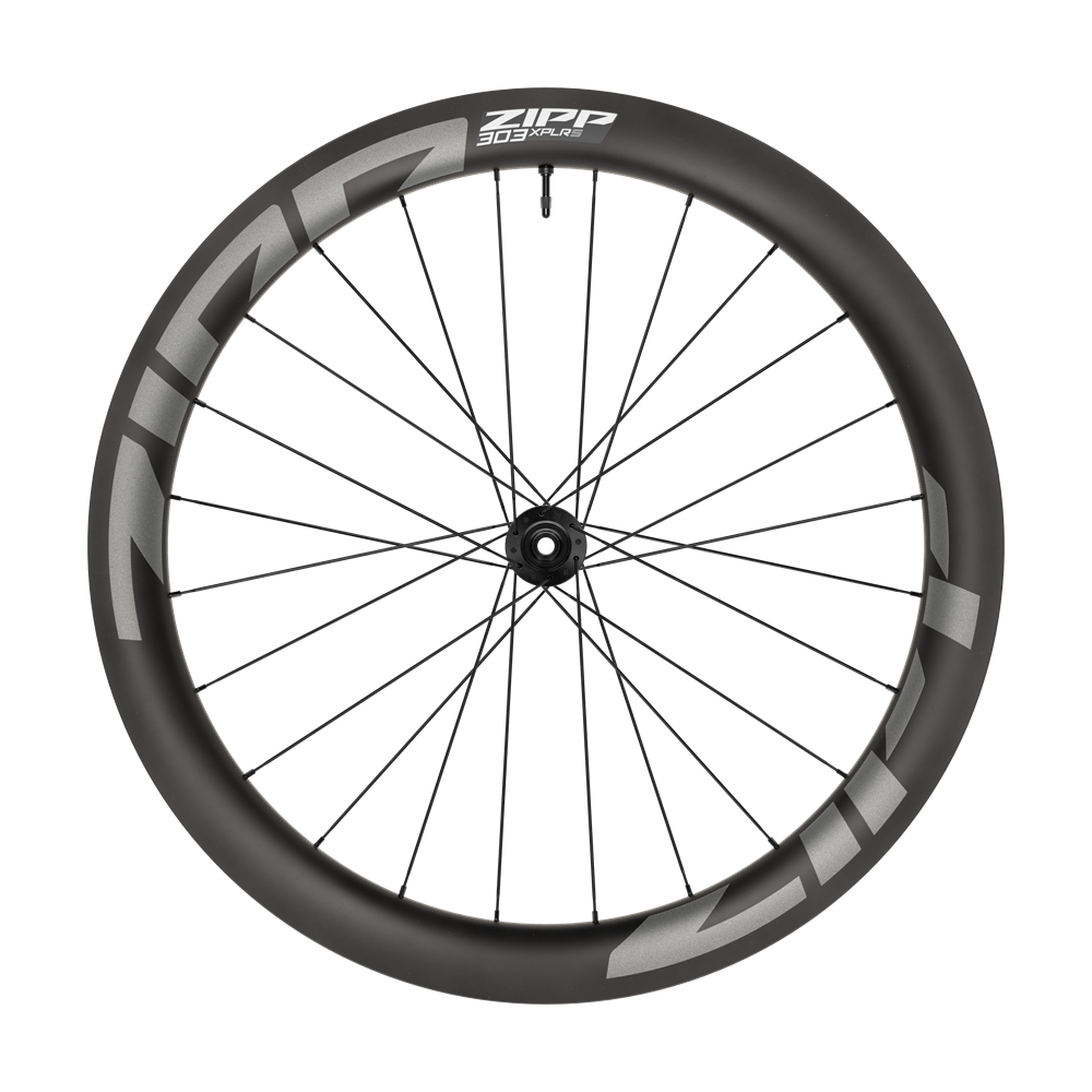Roue Avant ZIPP 303 XPLR S Tubeless Ready (Center Lock) Noir/Gris