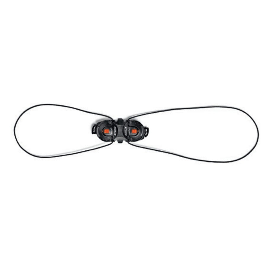 Boucles Chaussures SIDI DOUBLE TECNO 3 Push (X2) Noir