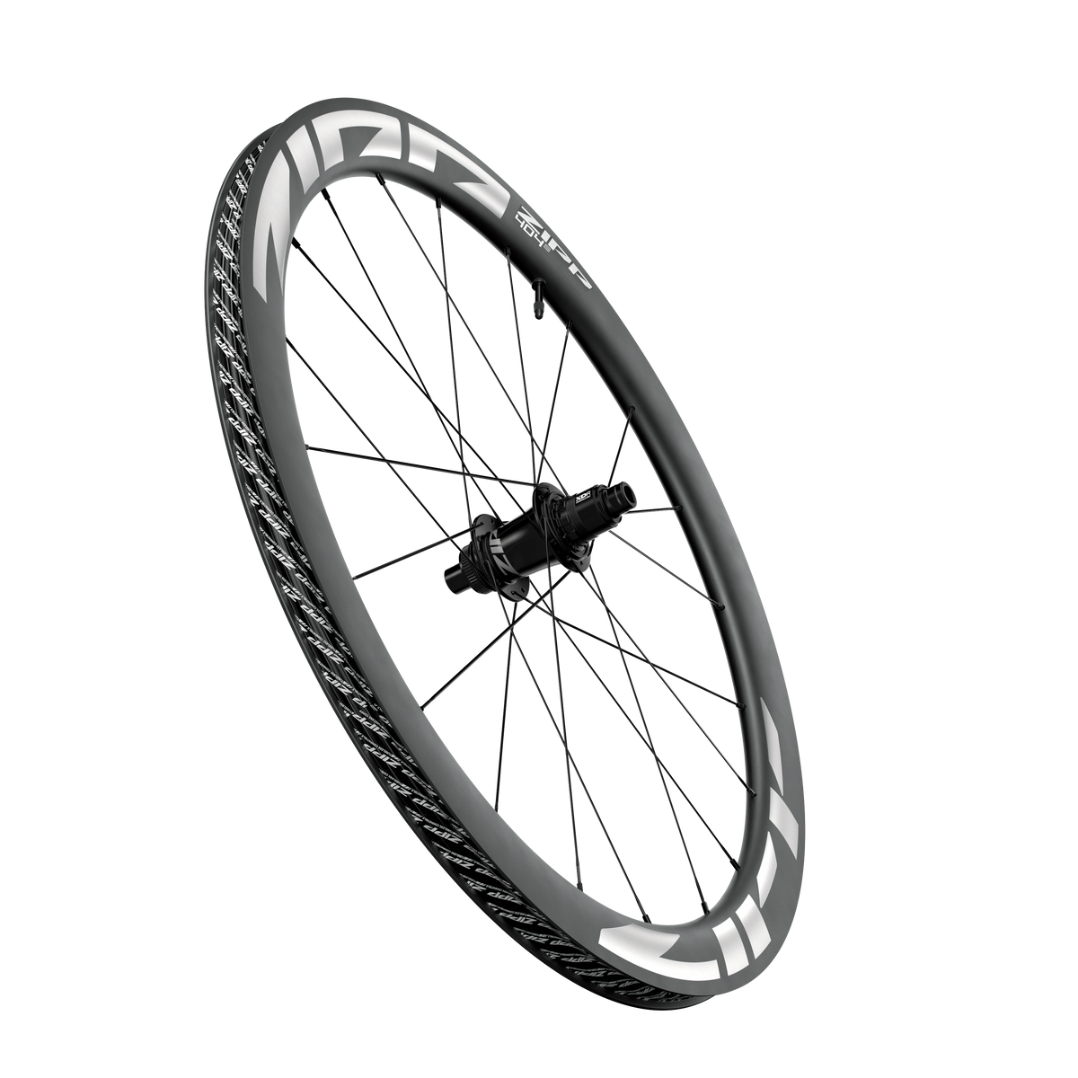 Paire de Roues ZIPP 404 S A1 Tubeless Ready (Center Lock) Noir/Gris