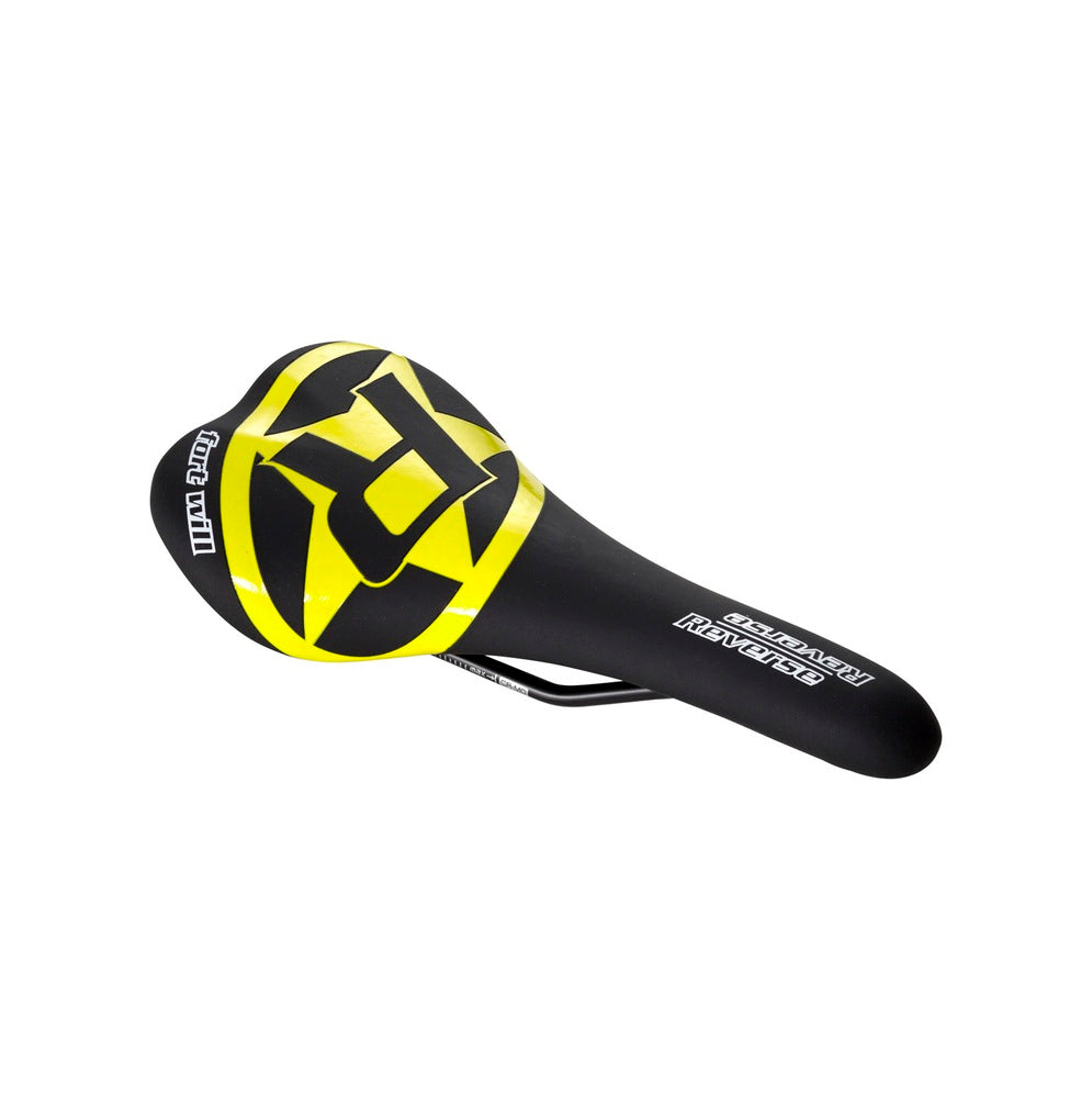Selle REVERSE COMPONENTS FORT WILL STYLE Rails CrMo Noir/Jaune