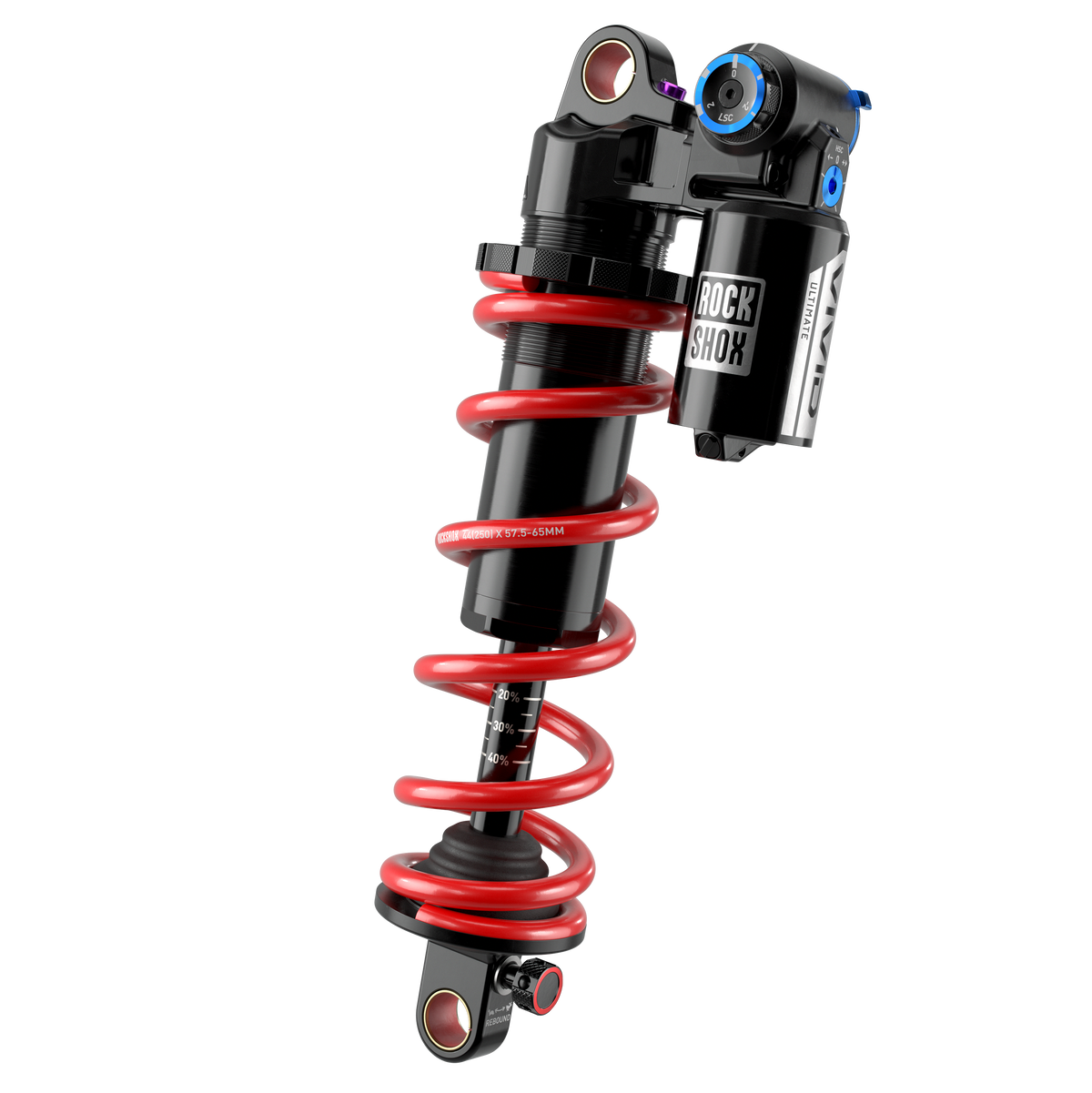 Amortisseur ROCKSHOX VIVID COIL ULTIMATE RC2T D1 Standard pour SantaCruz Megatower2 (2022+)
