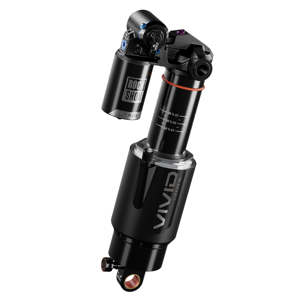 Amortisseur ROCKSHOX VIVID ULTIMATE RC2T LINEAR XL D1 Trunnion pour Transition Repeater (2022+)