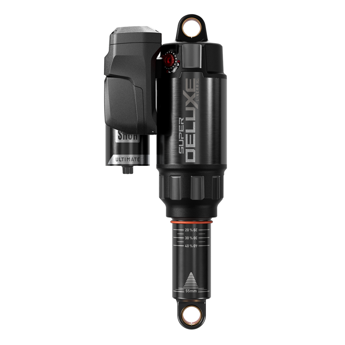Amortisseur ROCKSHOX SUPER DELUXE ULTIMATE FLIGHT ATTENDANT RC3 HBO LINEAR XL D1 pour Santacruz Hightower2,3 2019-2024