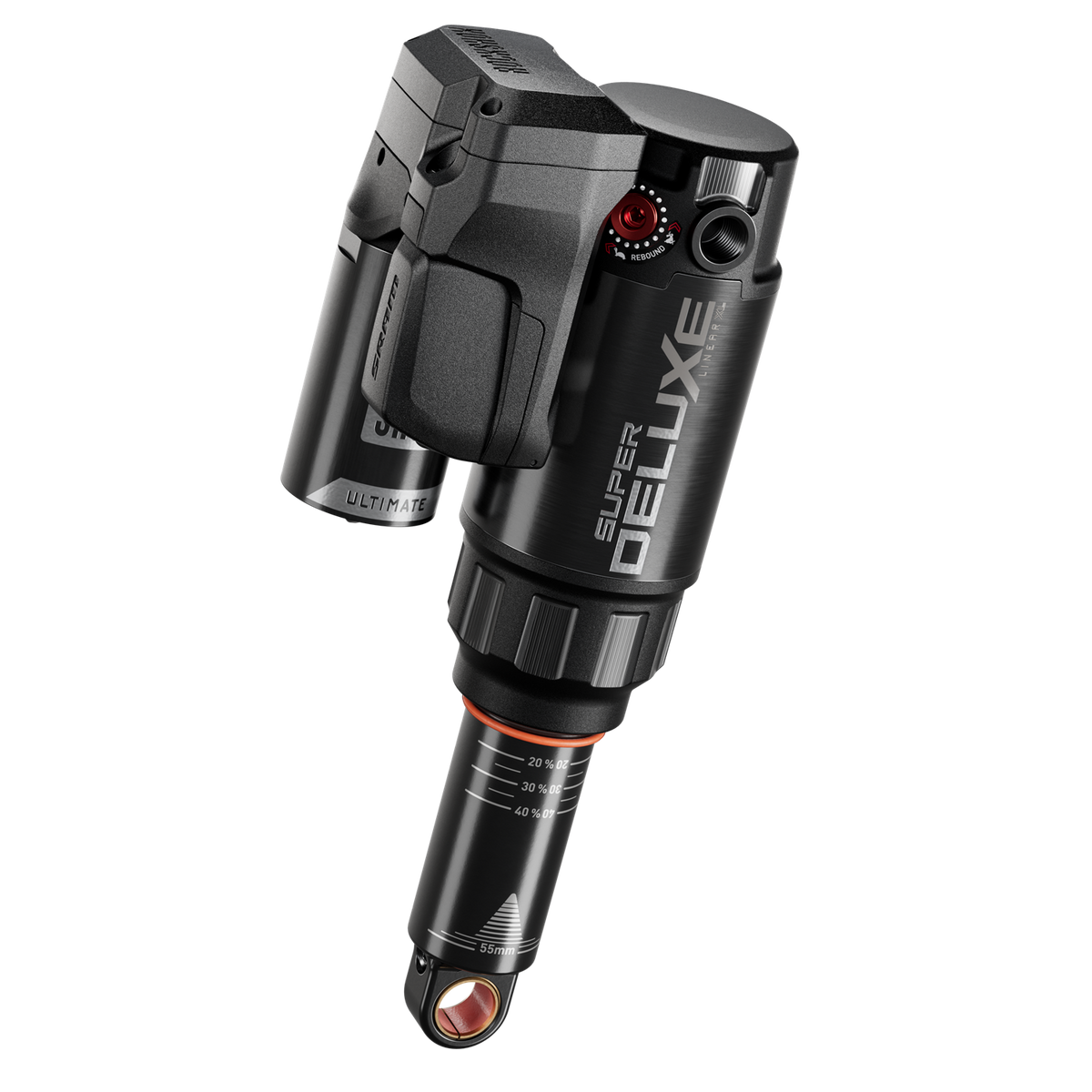 Amortisseur ROCKSHOX SUPER DELUXE ULTIMATE FLIGHT ATTENDANT RC3 HBO LINEAR XL D1 Trunnion pour Specialized Enduro 2020+
