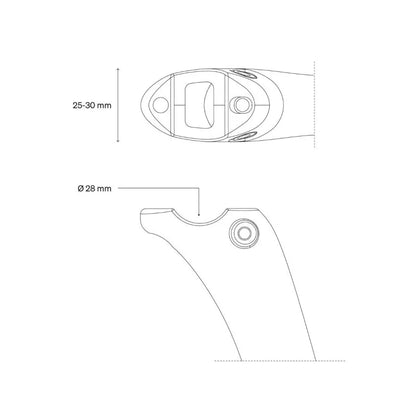 Support de Tige de Selle DEDA STAFFA