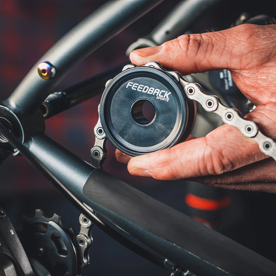 Guide-Chaîne pour Axe Traversant FEEDBACK SPORTS Thru-Axle Chain Keeper