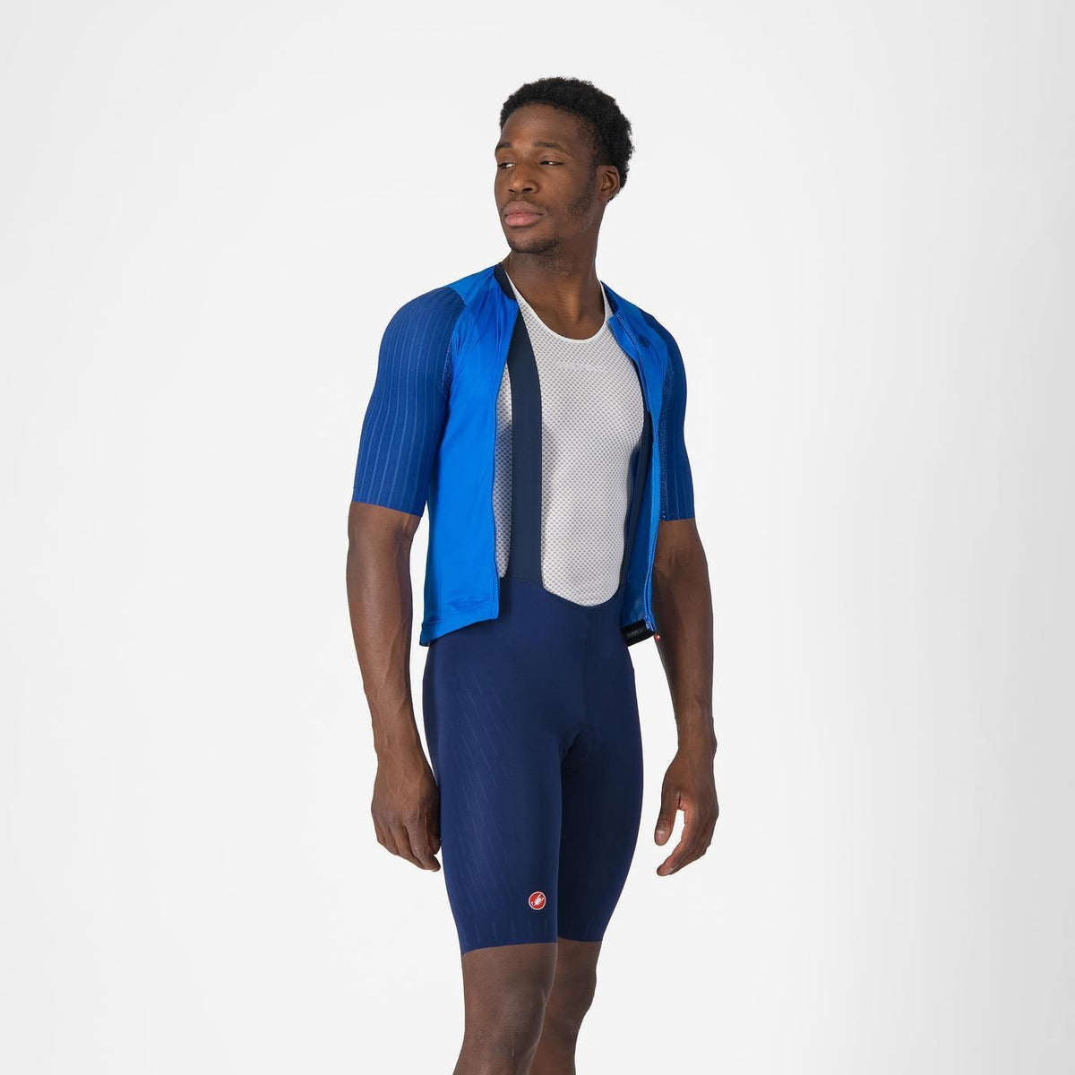 Cuissard Court à Bretelles CASTELLI FREE AERO RACE S Marine